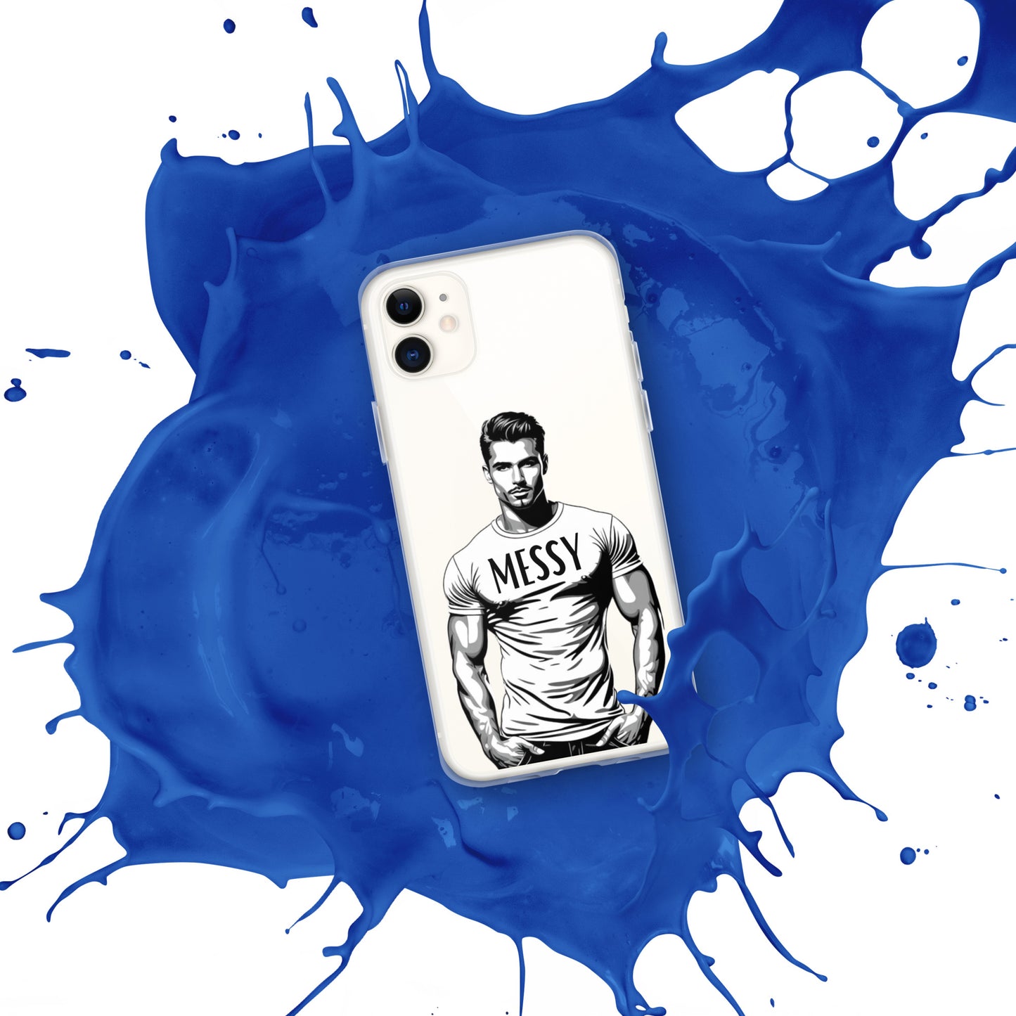 Messy - Clear Case for iPhone®