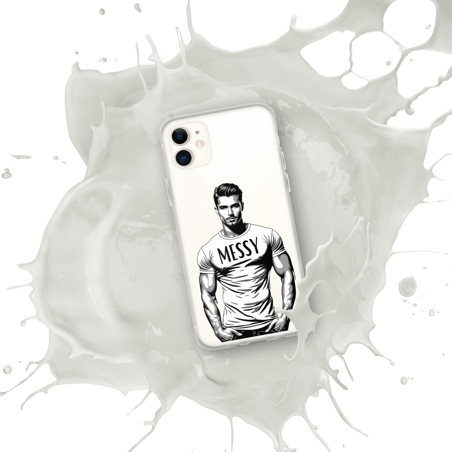 Messy - Clear Case for iPhone®