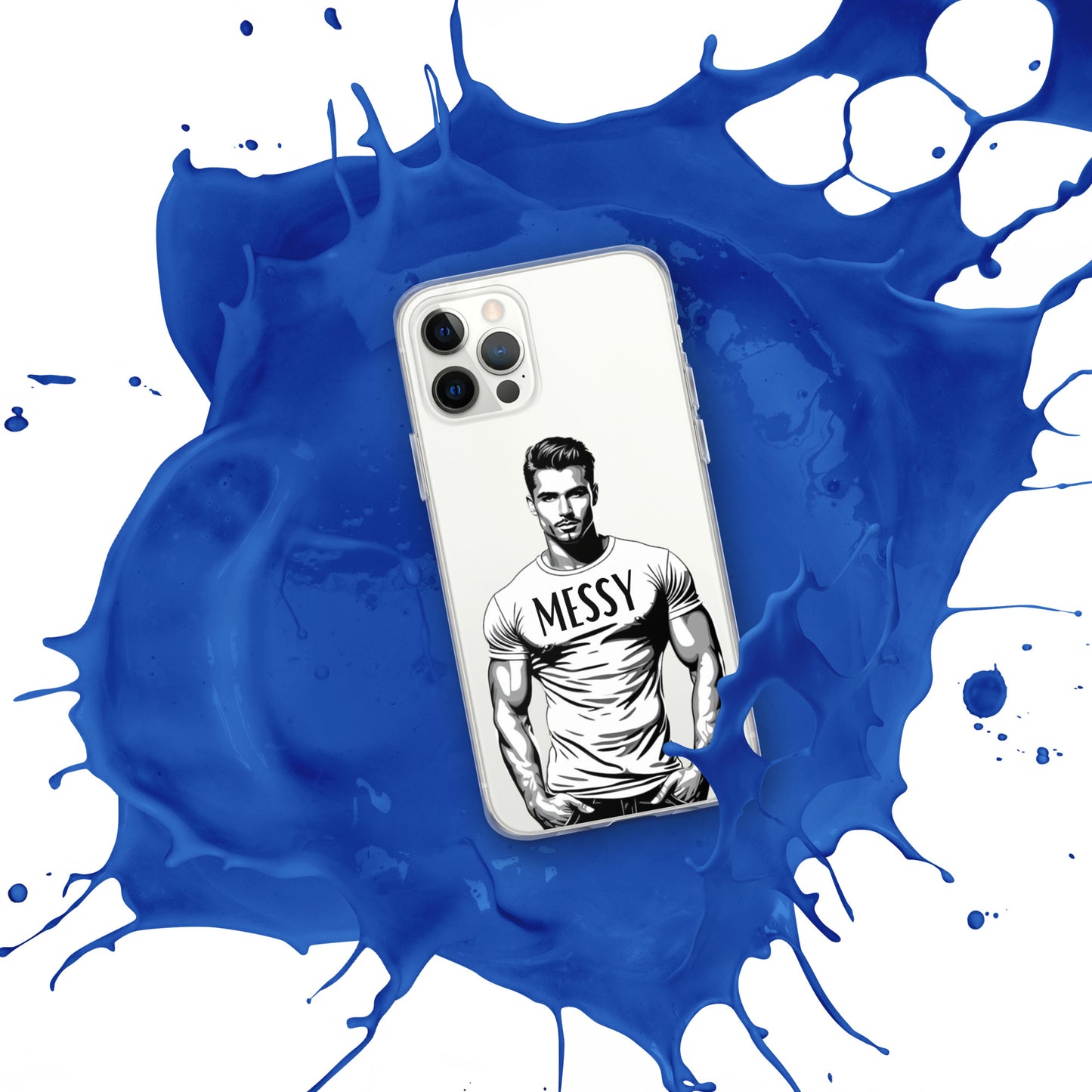 Messy - Clear Case for iPhone®