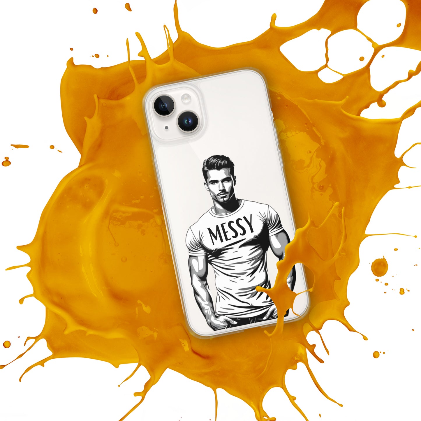 Messy - Clear Case for iPhone®