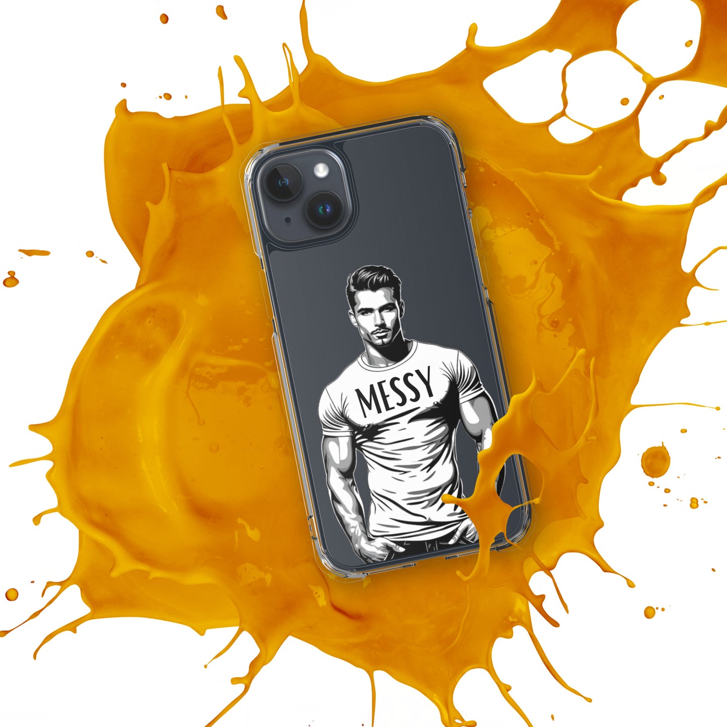 Messy - Clear Case for iPhone®