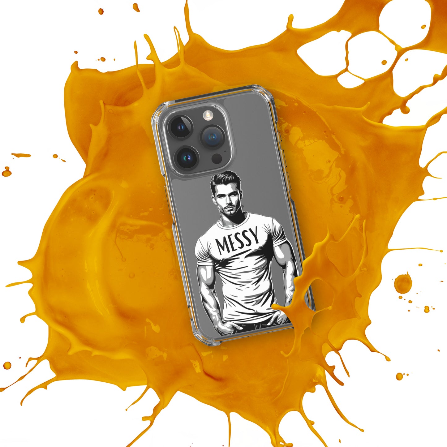 Messy - Clear Case for iPhone®