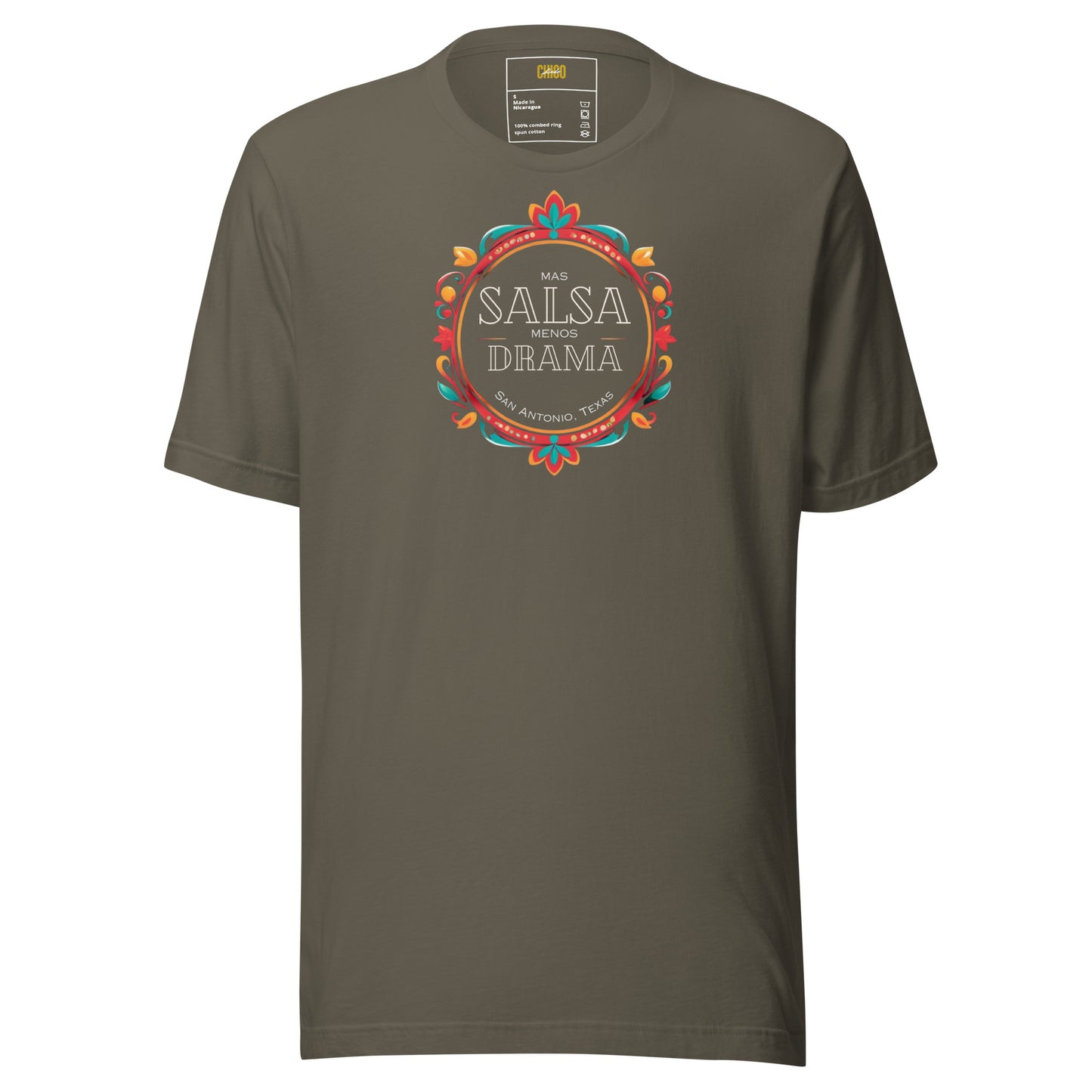 Mas Salsa Menos Drama Unisex t-shirt