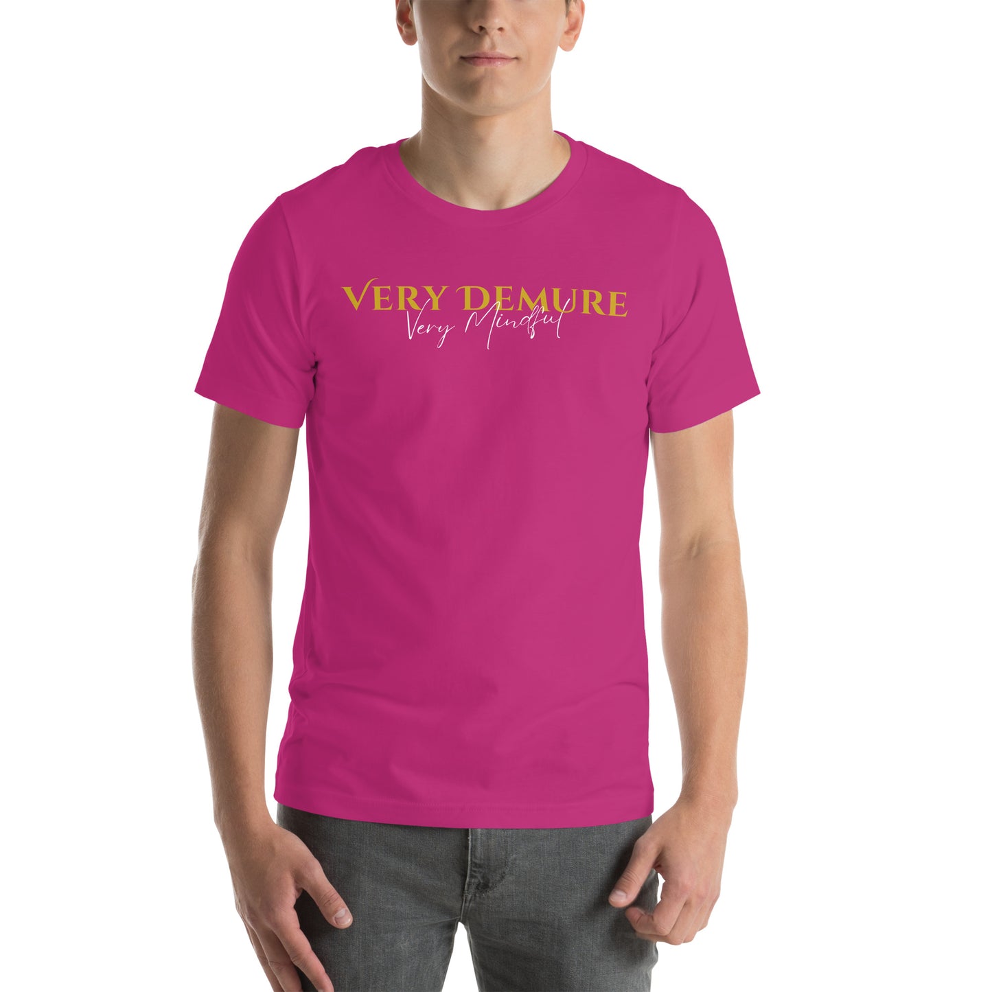 Very Demure. Very Mindful Unisex t-shirt
