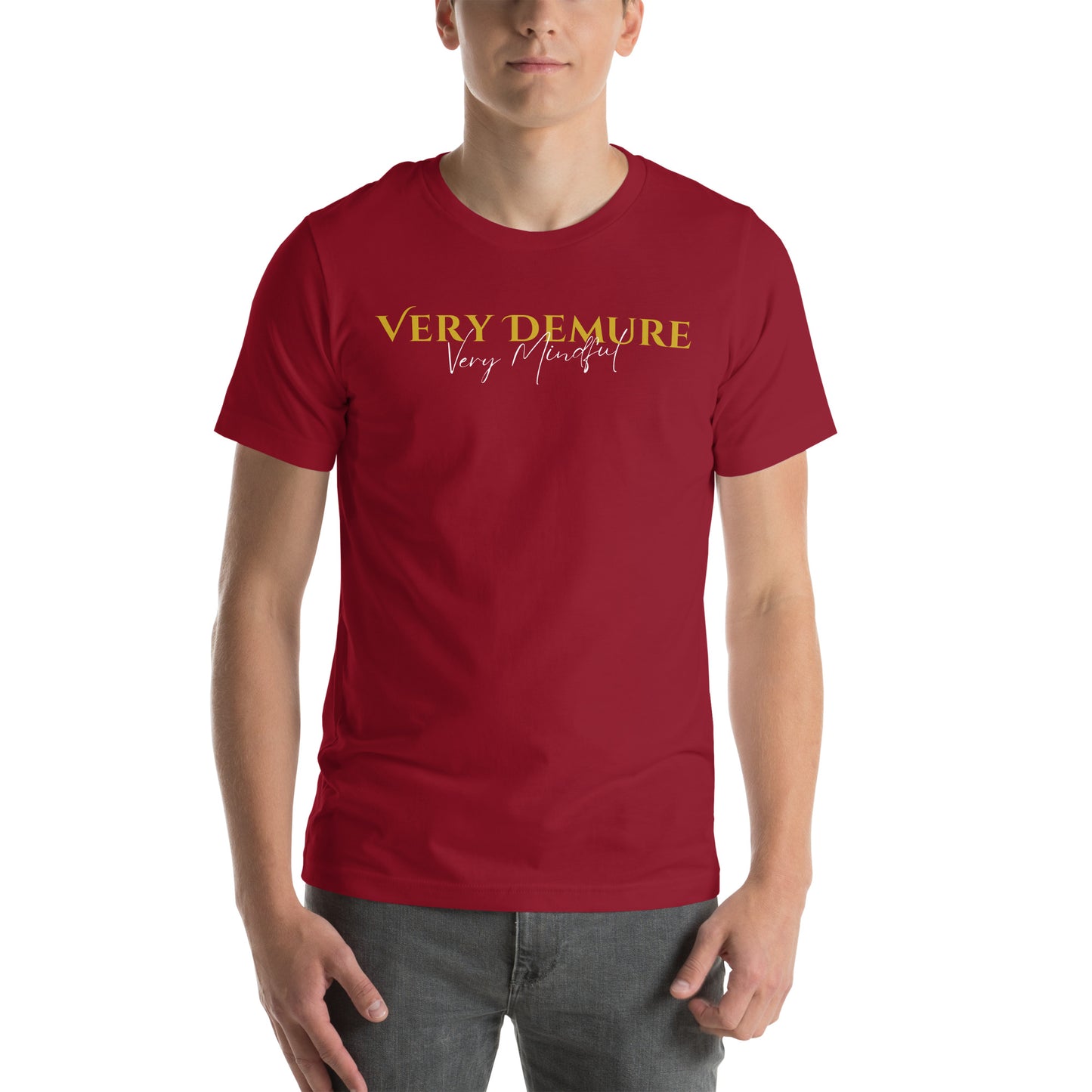 Very Demure. Very Mindful Unisex t-shirt