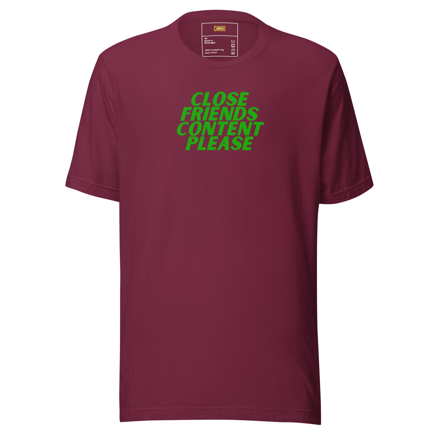 Close Friends Content Please Unisex t-shirt
