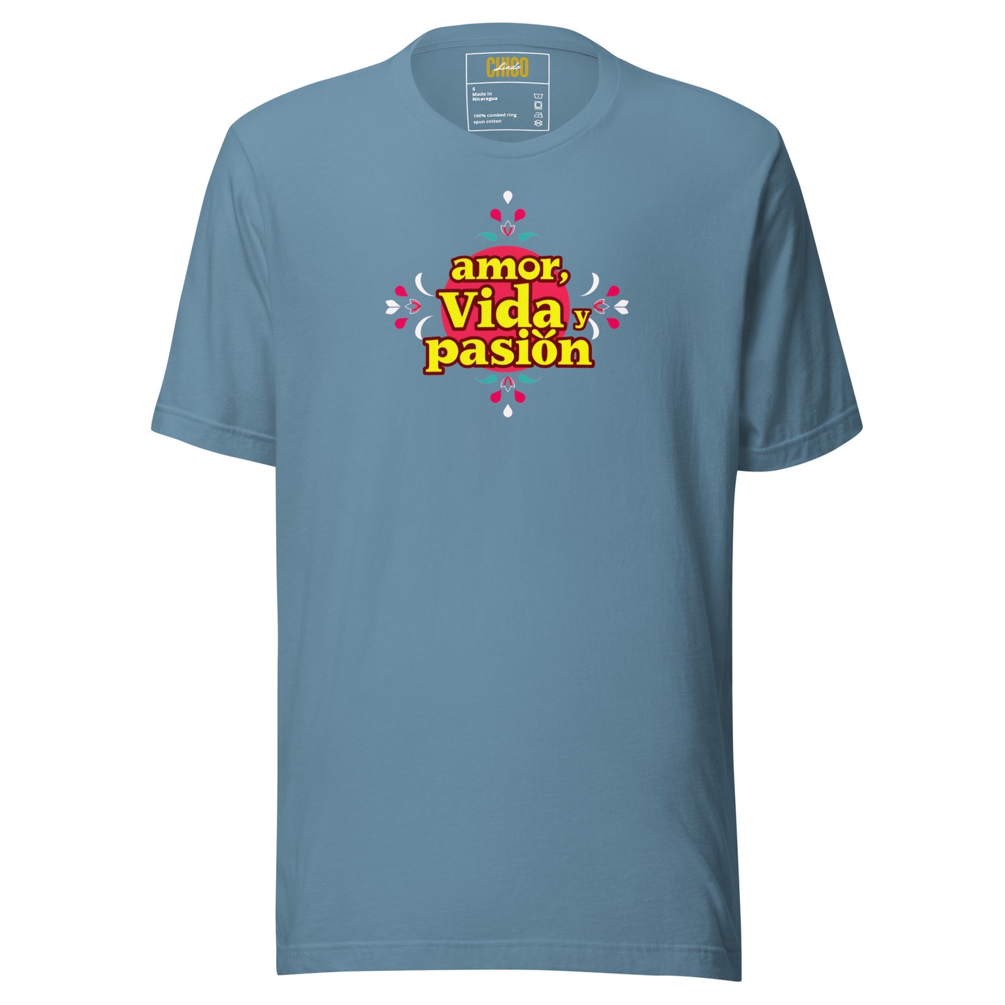 Amor Vida Pasion Unisex t-shirt
