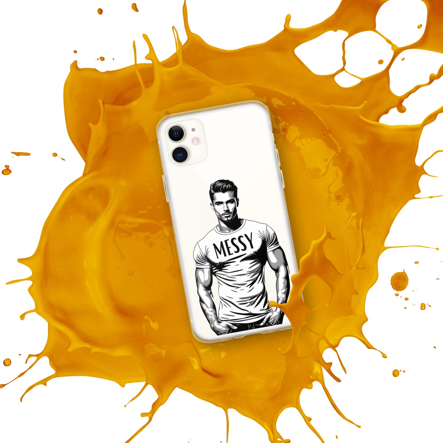 Messy - Clear Case for iPhone®