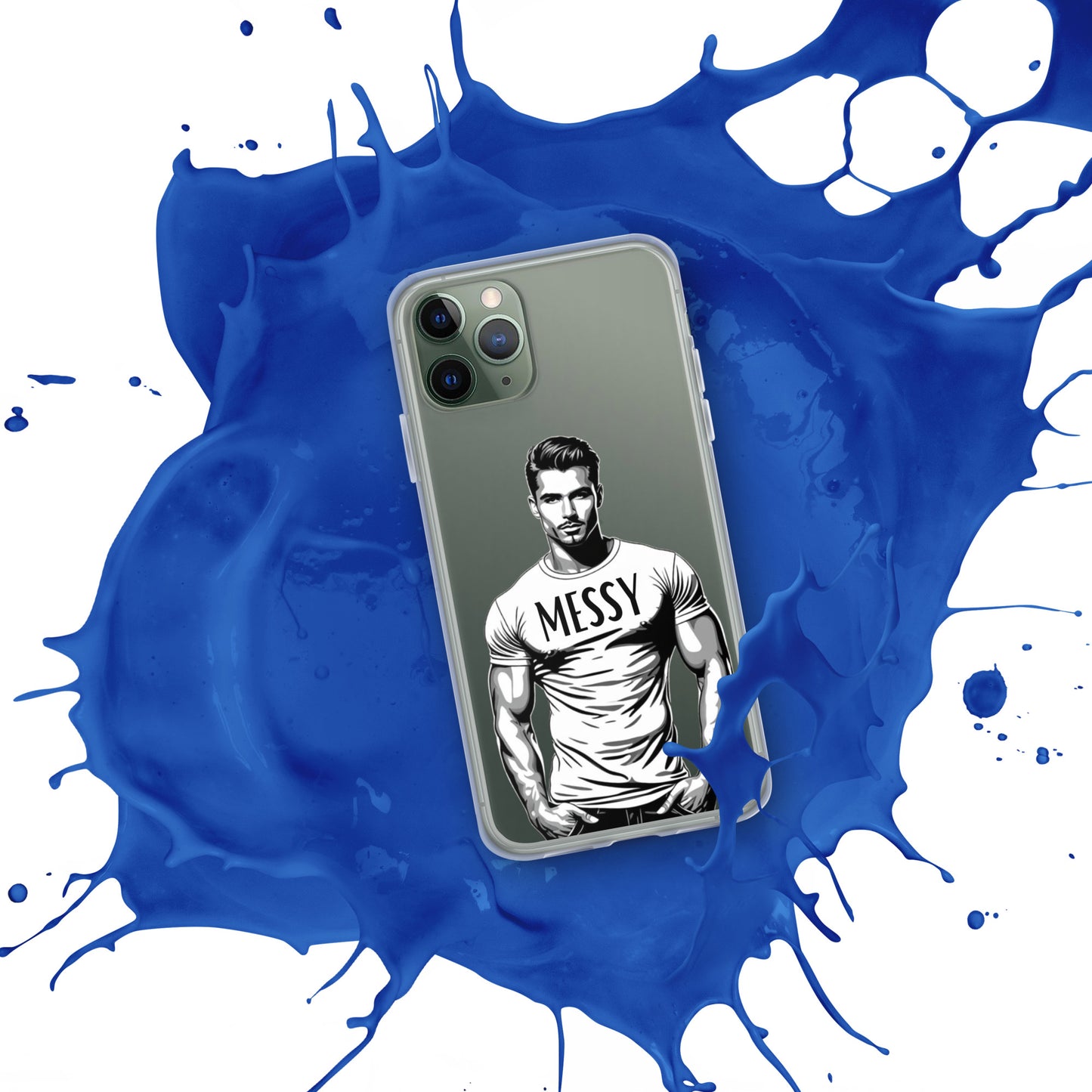 Messy - Clear Case for iPhone®