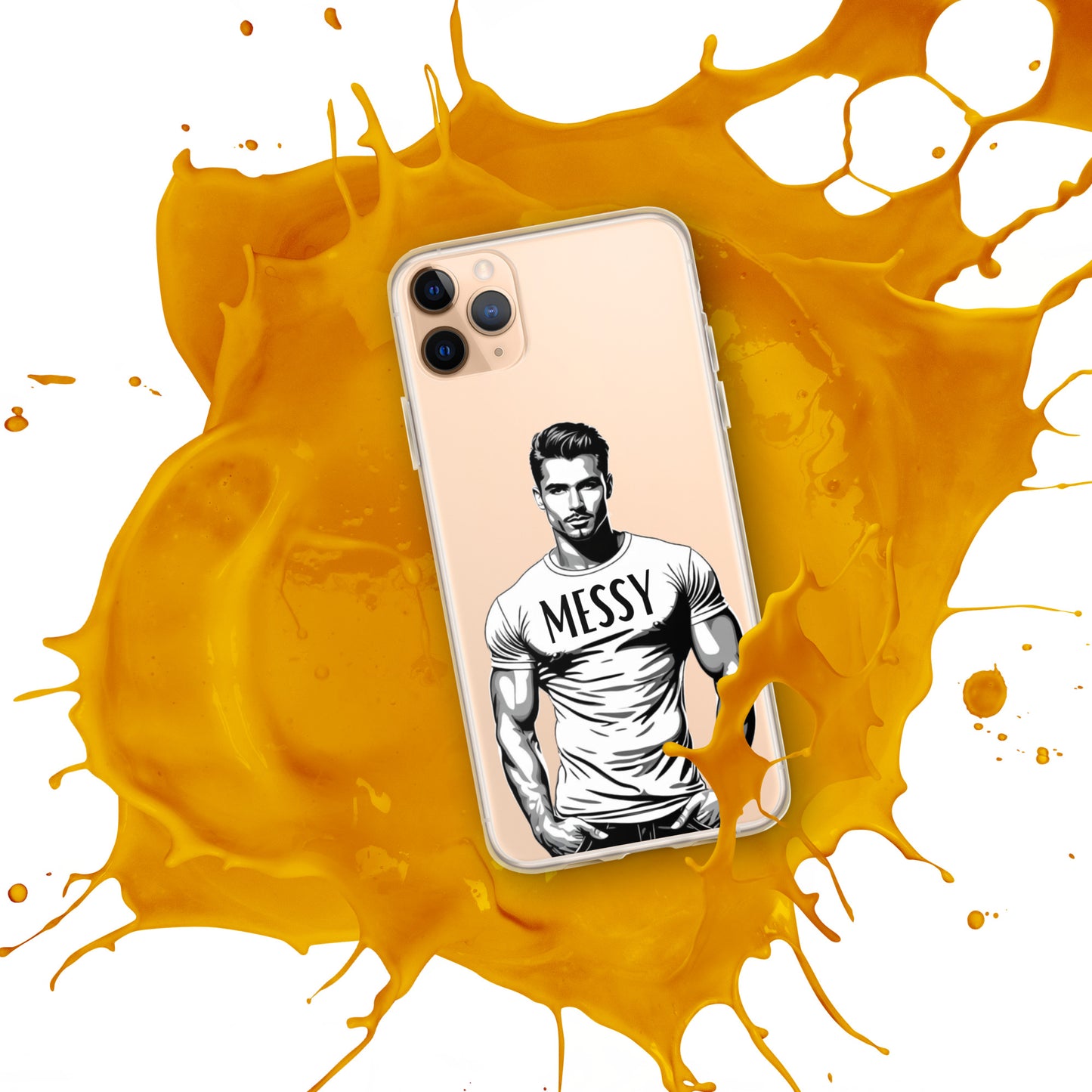 Messy - Clear Case for iPhone®