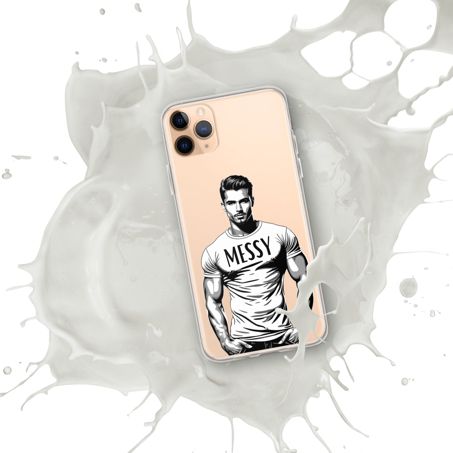 Messy - Clear Case for iPhone®