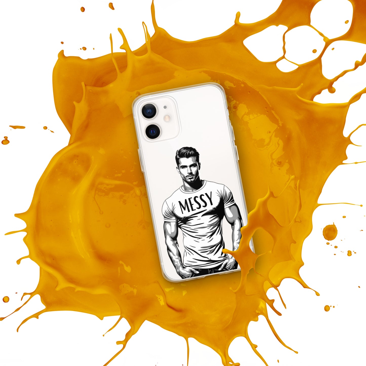 Messy - Clear Case for iPhone®