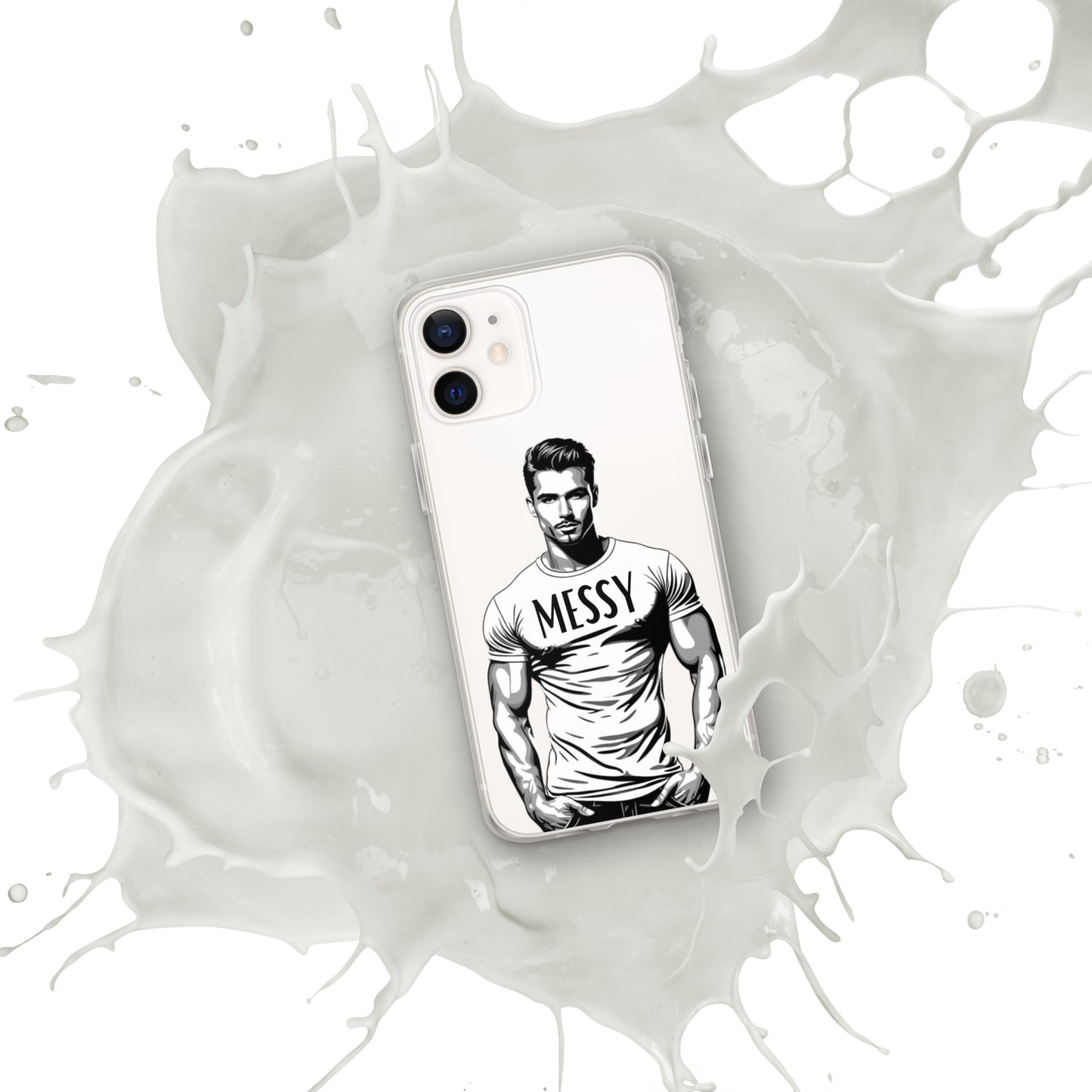 Messy - Clear Case for iPhone®