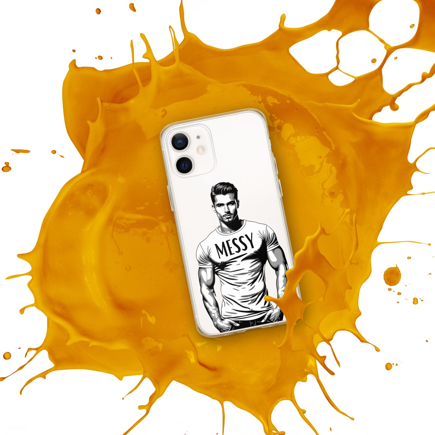 Messy - Clear Case for iPhone®