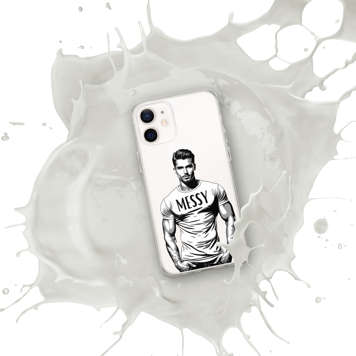 Messy - Clear Case for iPhone®