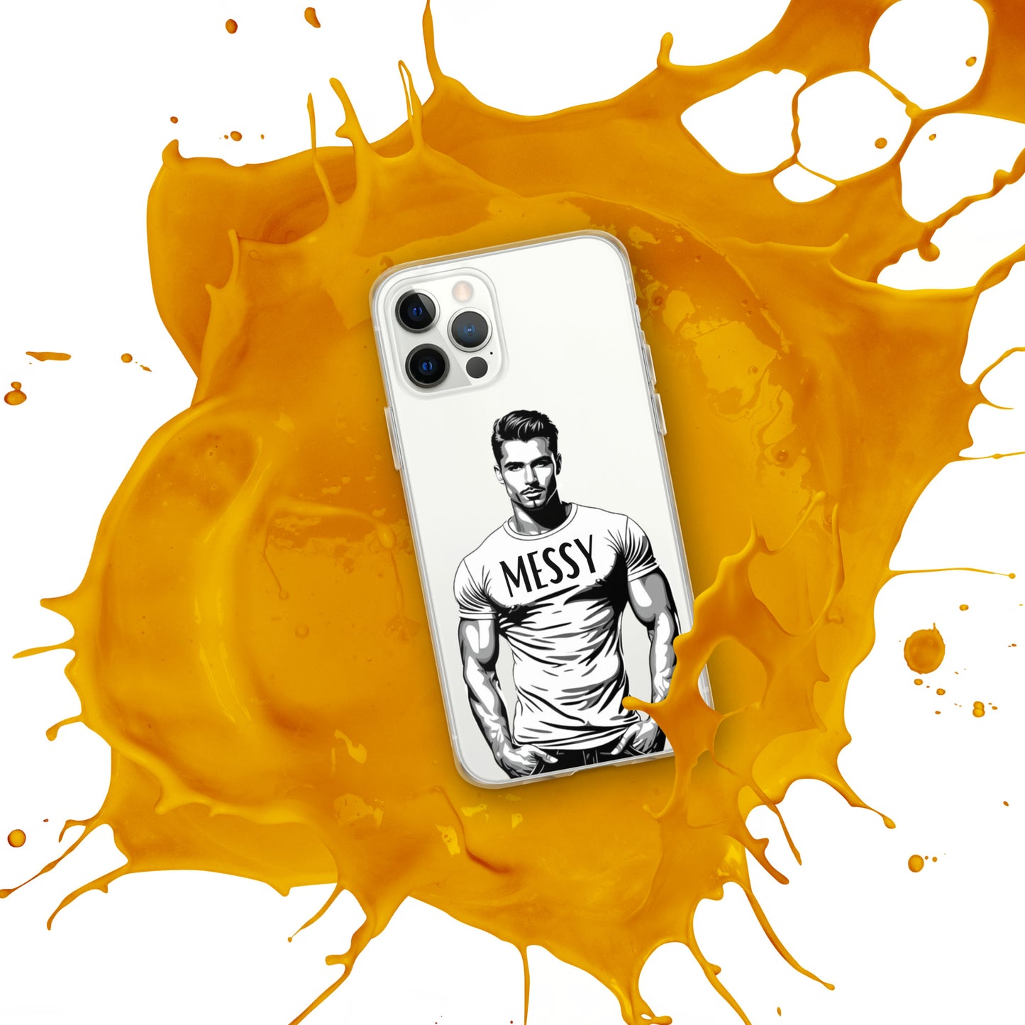 Messy - Clear Case for iPhone®