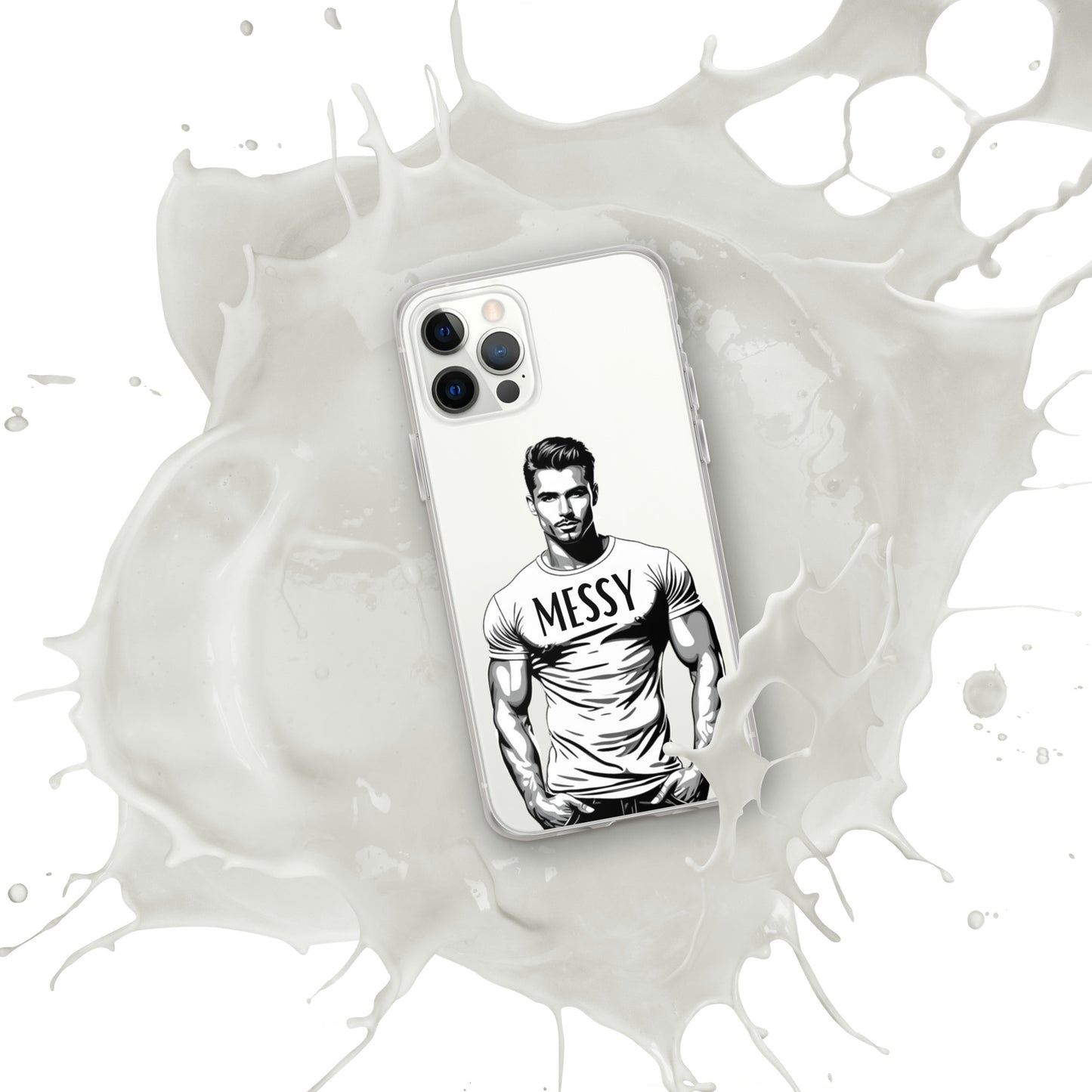 Messy - Clear Case for iPhone®