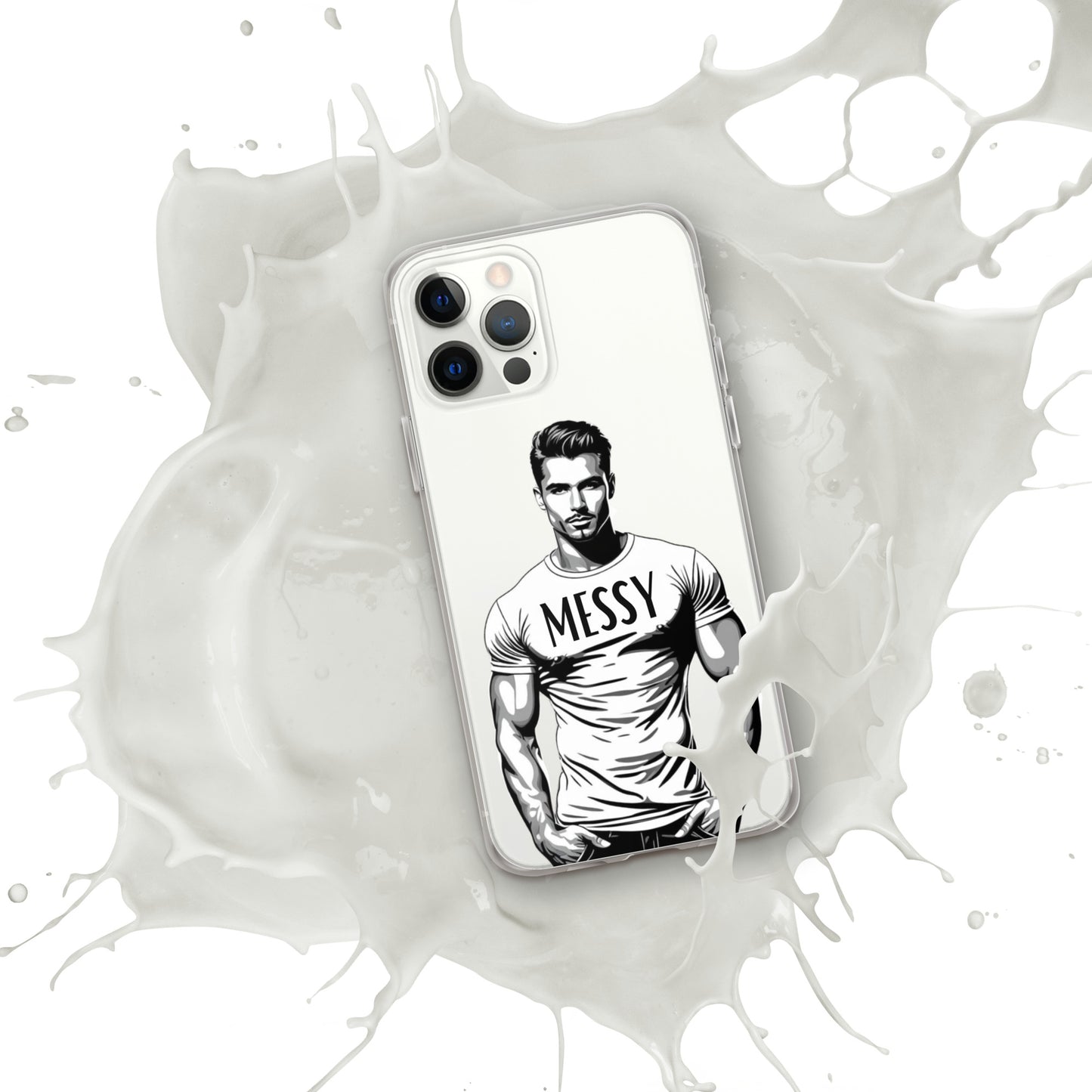 Messy - Clear Case for iPhone®