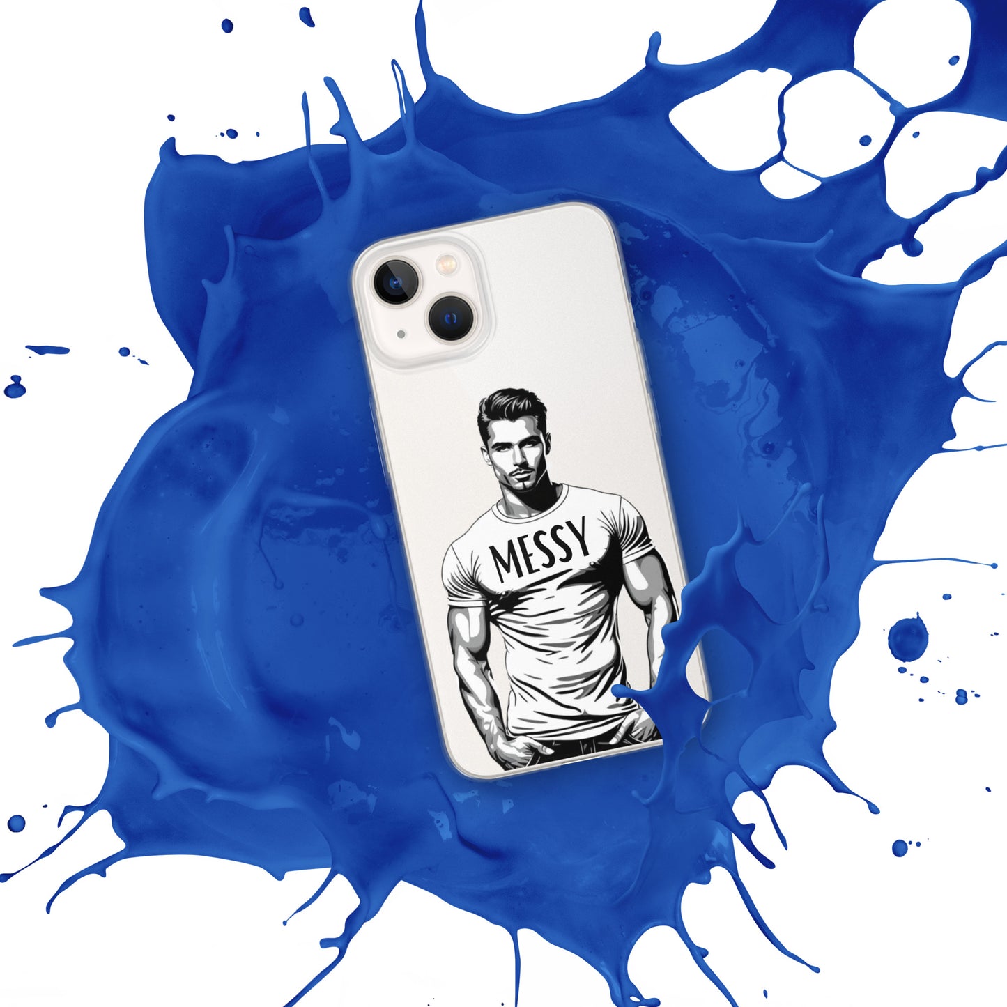 Messy - Clear Case for iPhone®