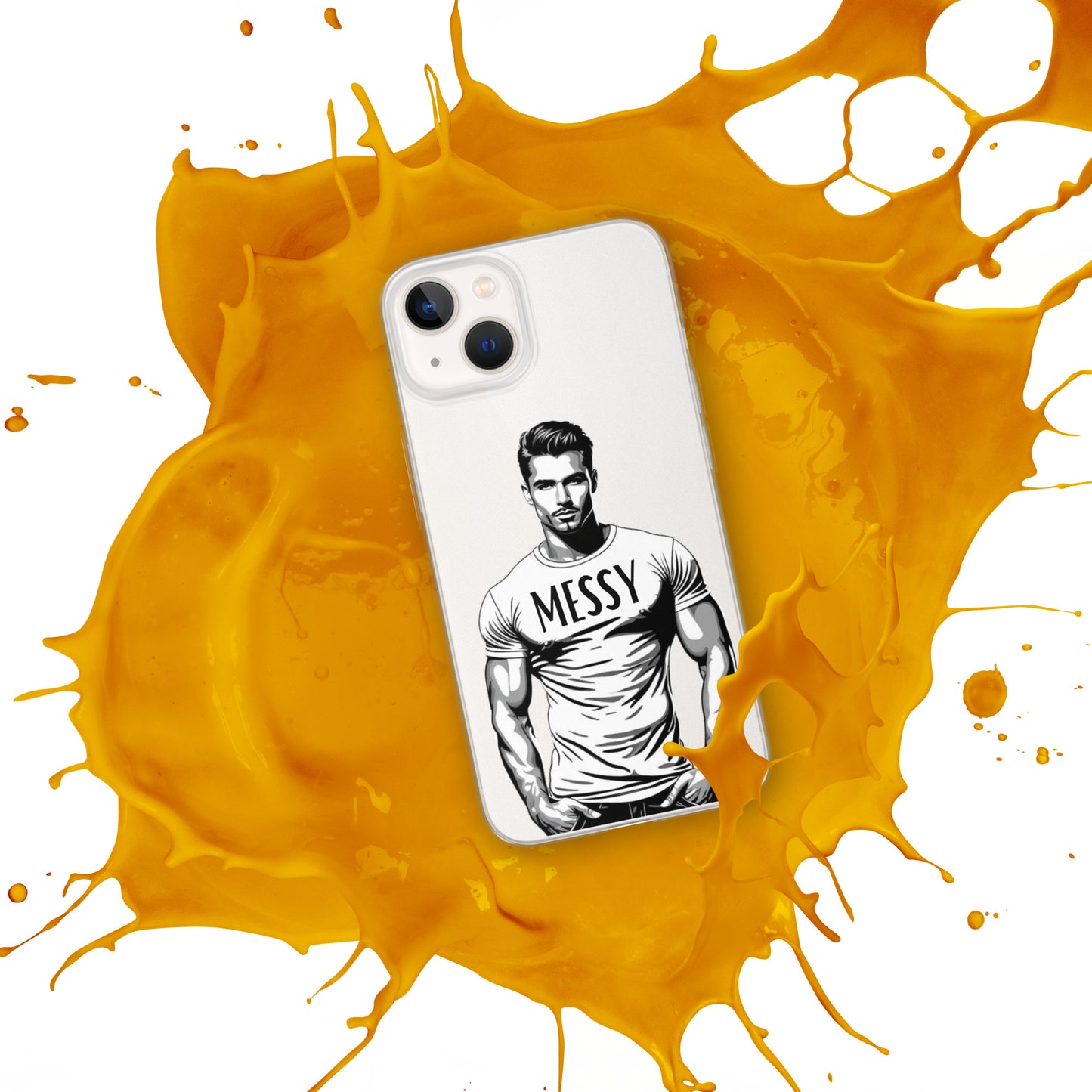 Messy - Clear Case for iPhone®