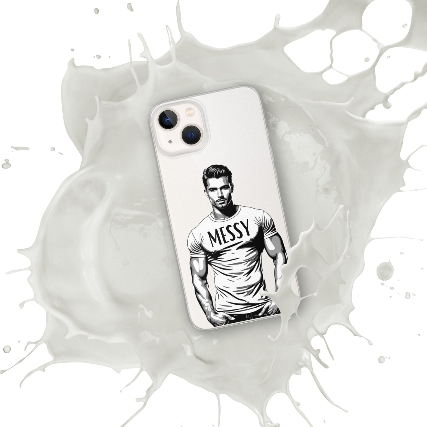 Messy - Clear Case for iPhone®