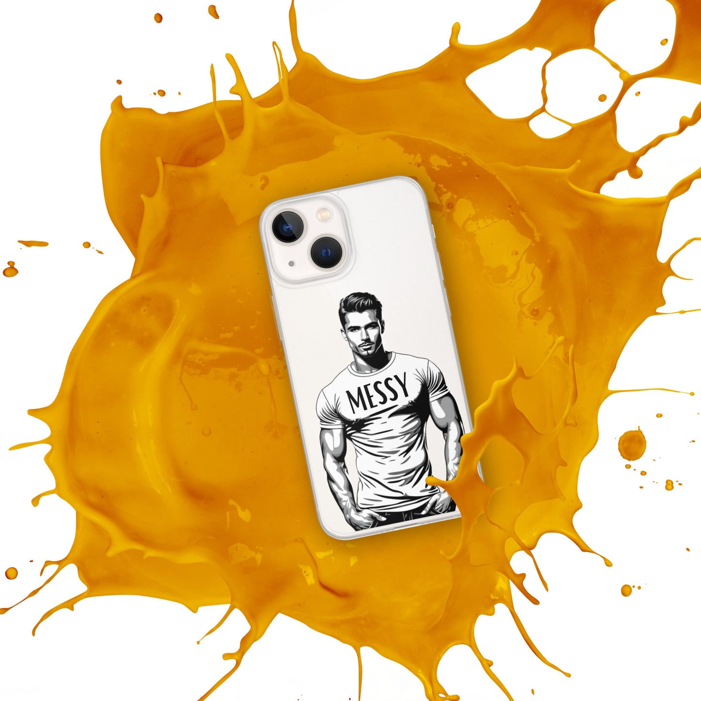 Messy - Clear Case for iPhone®