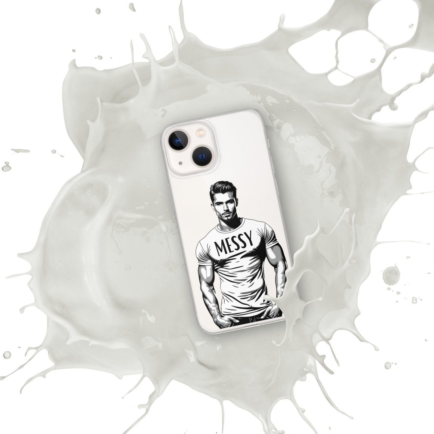 Messy - Clear Case for iPhone®