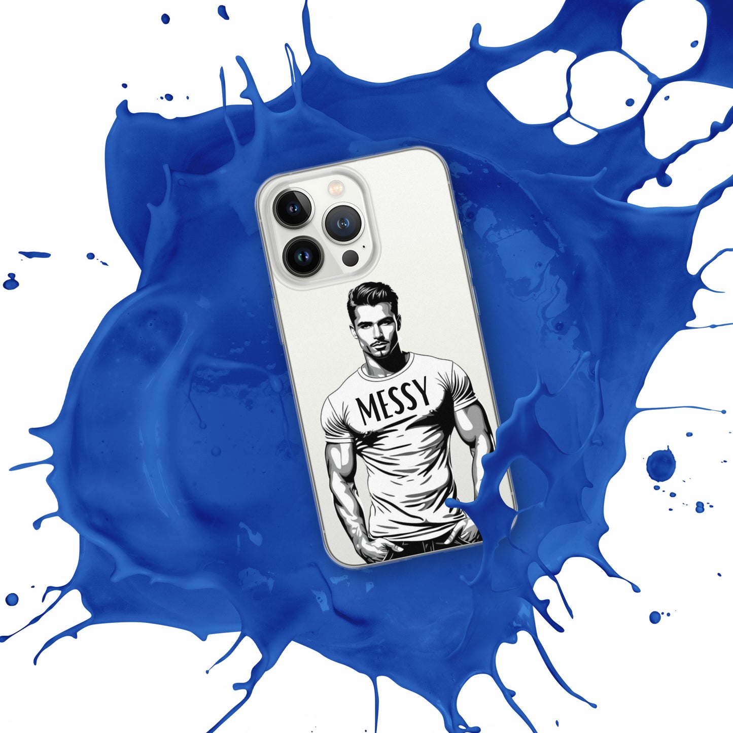 Messy - Clear Case for iPhone®