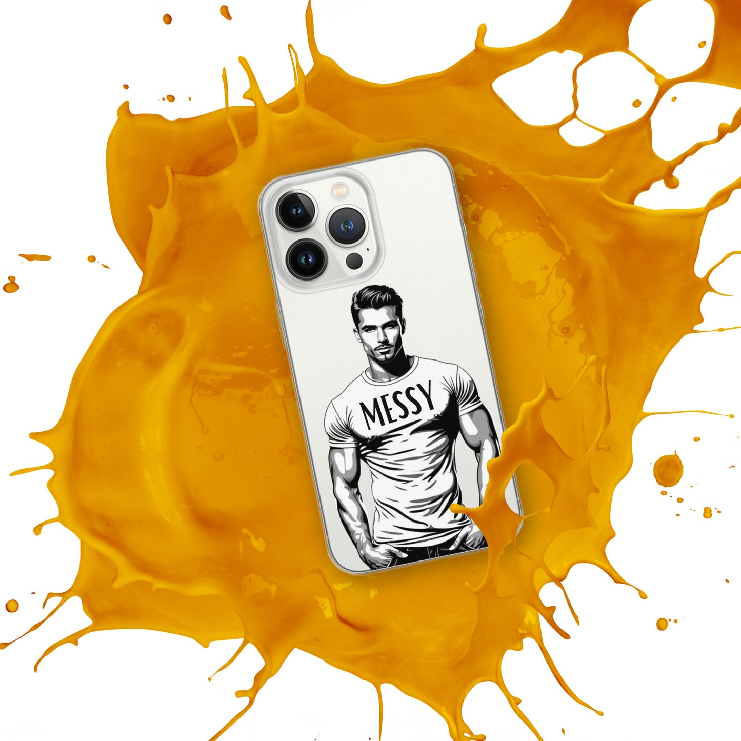 Messy - Clear Case for iPhone®