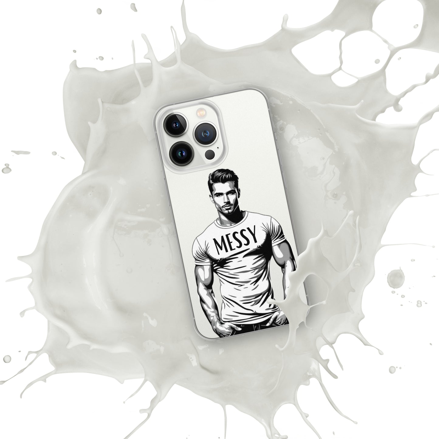 Messy - Clear Case for iPhone®
