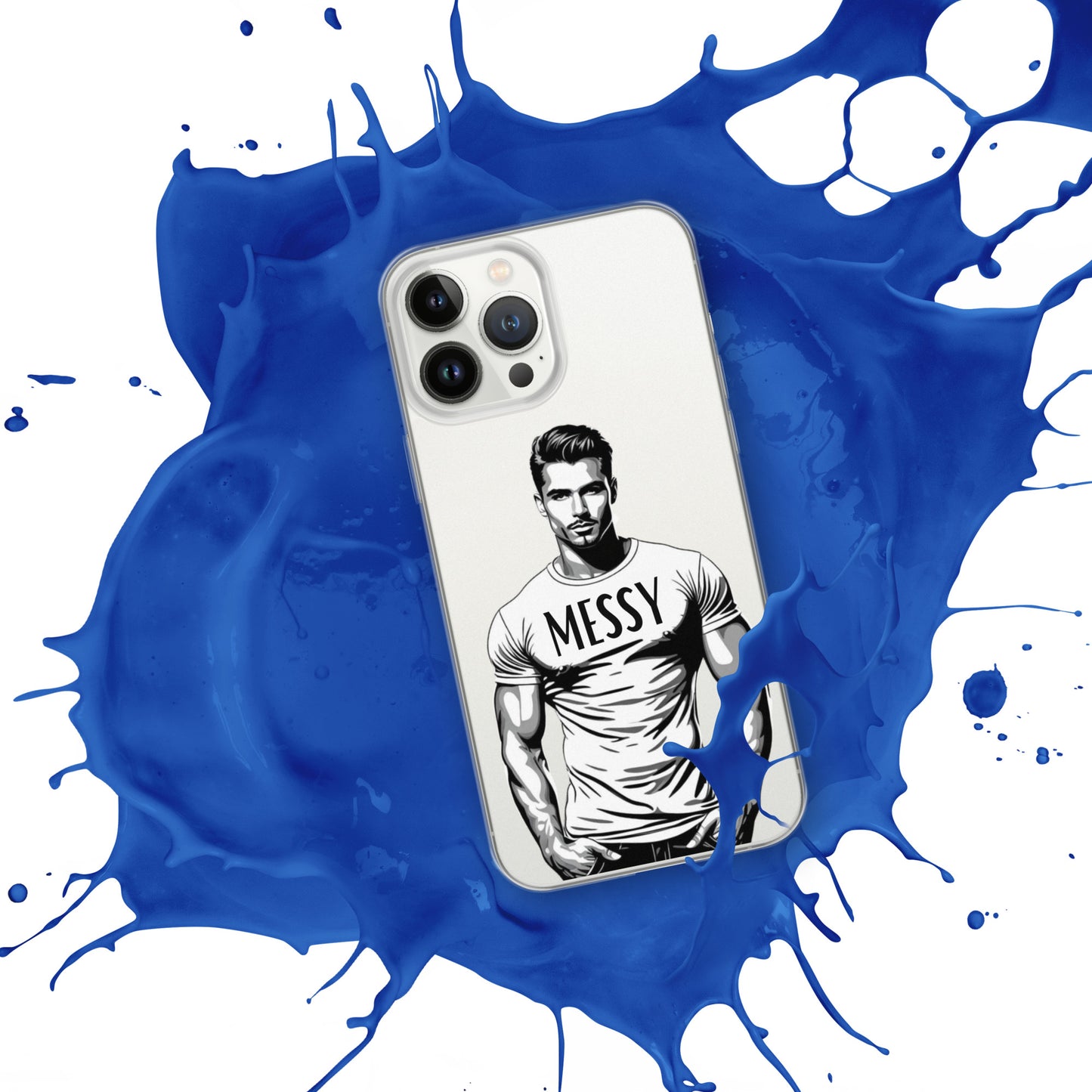 Messy - Clear Case for iPhone®