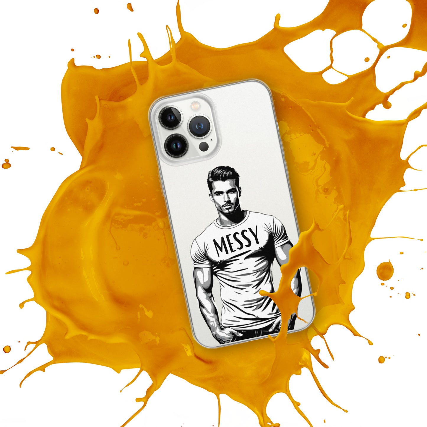 Messy - Clear Case for iPhone®