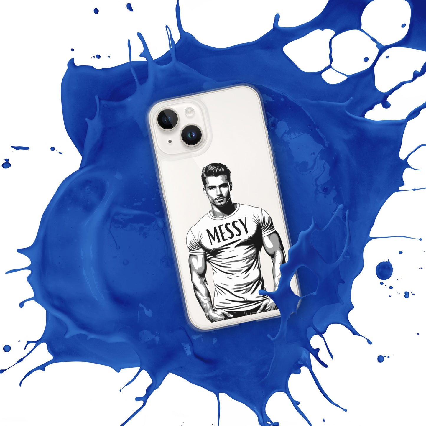 Messy - Clear Case for iPhone®