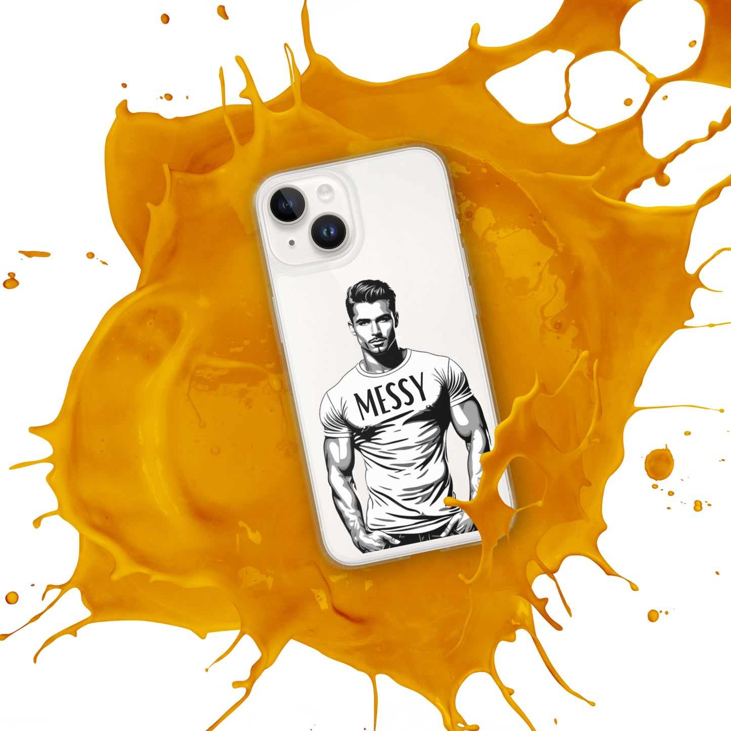 Messy - Clear Case for iPhone®