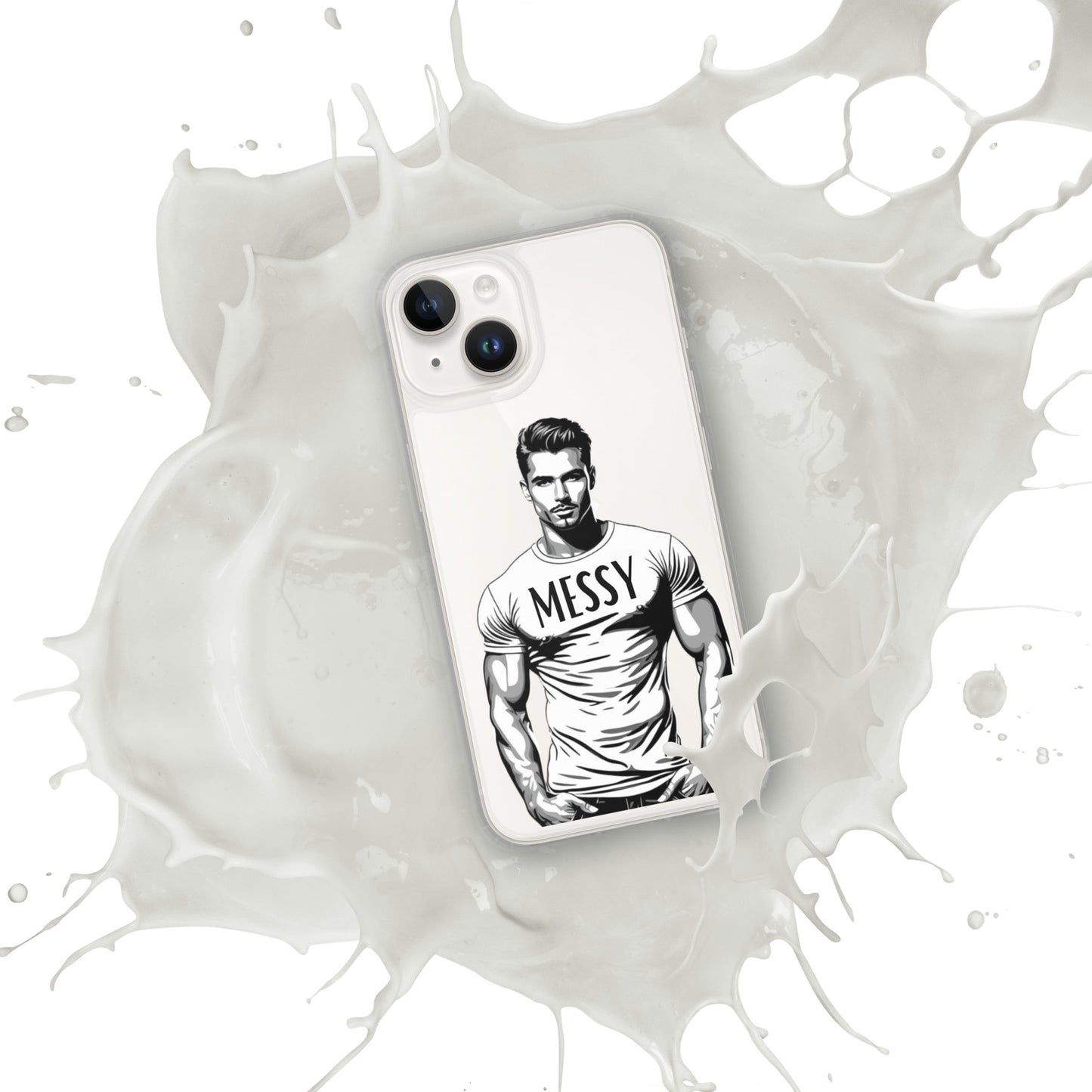 Messy - Clear Case for iPhone®