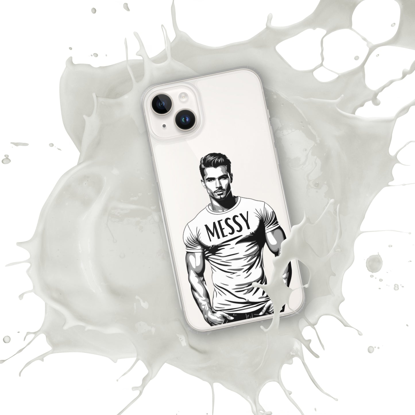 Messy - Clear Case for iPhone®