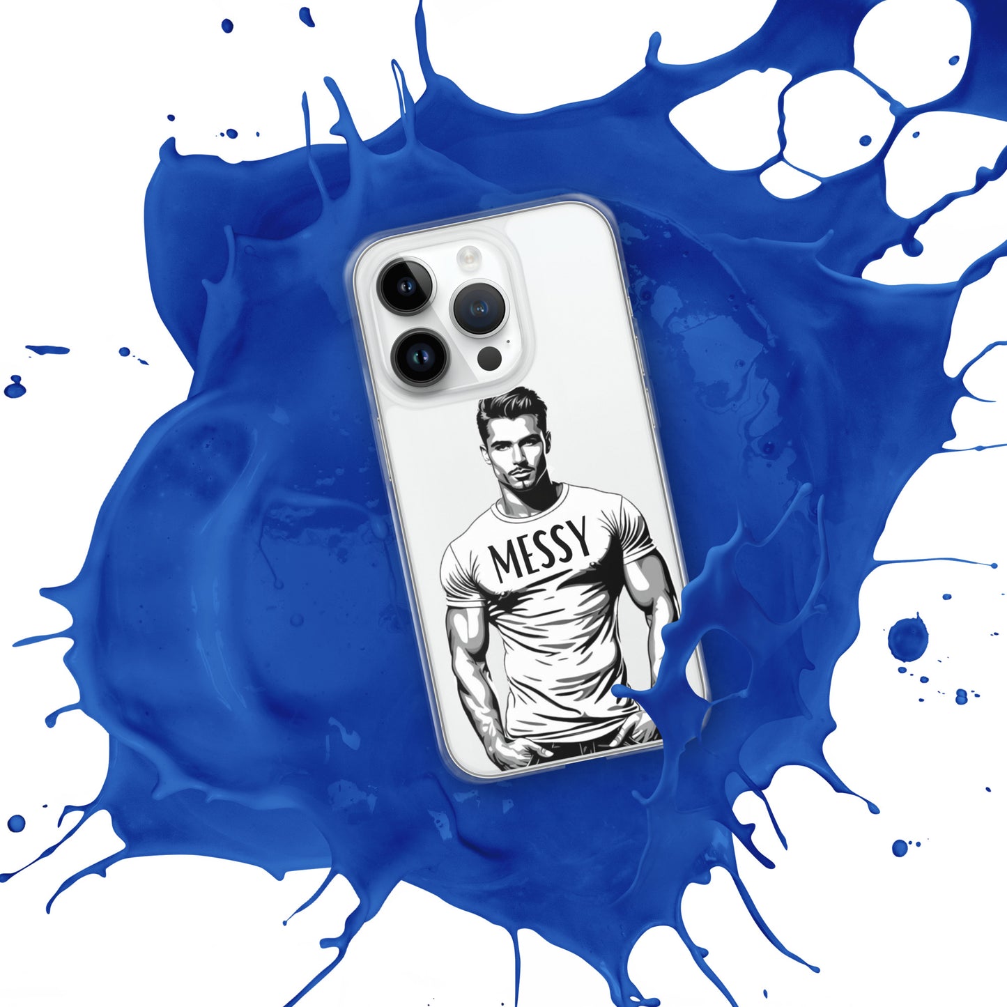 Messy - Clear Case for iPhone®