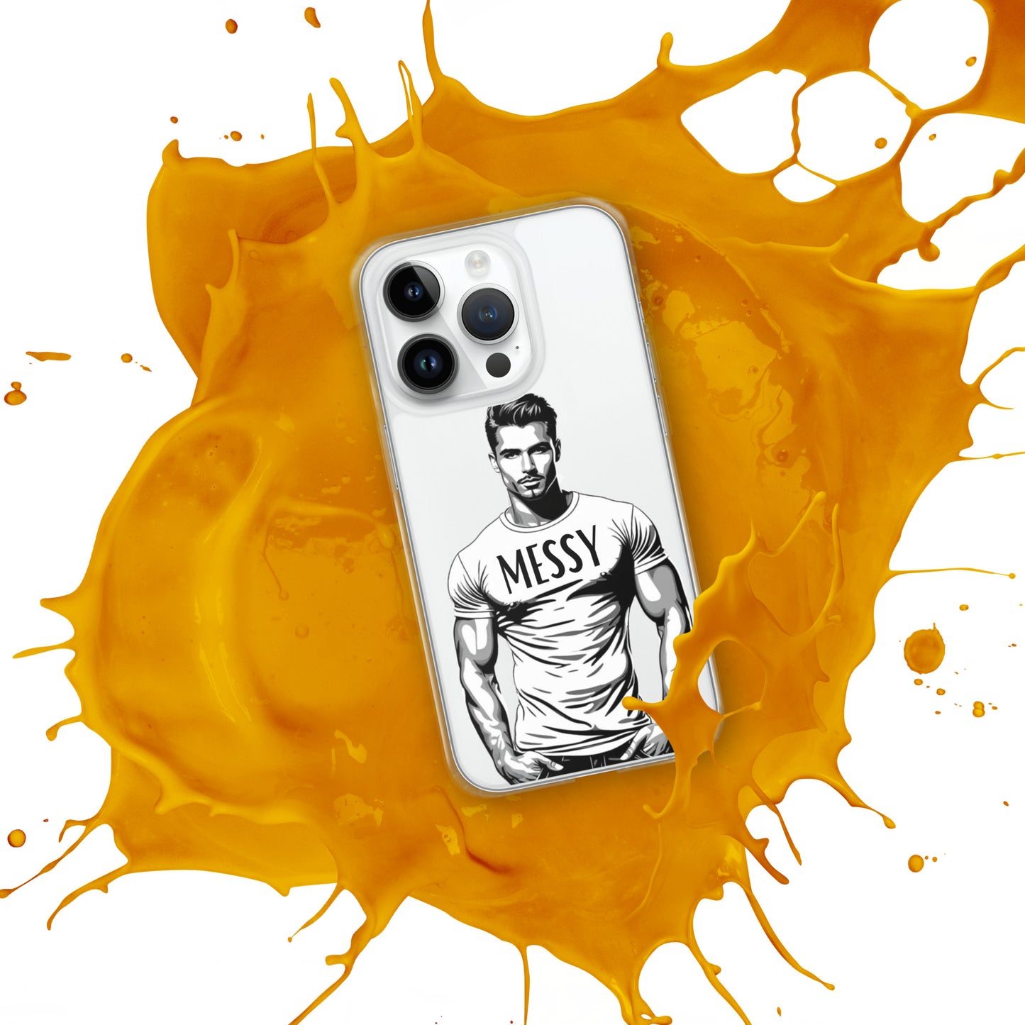 Messy - Clear Case for iPhone®