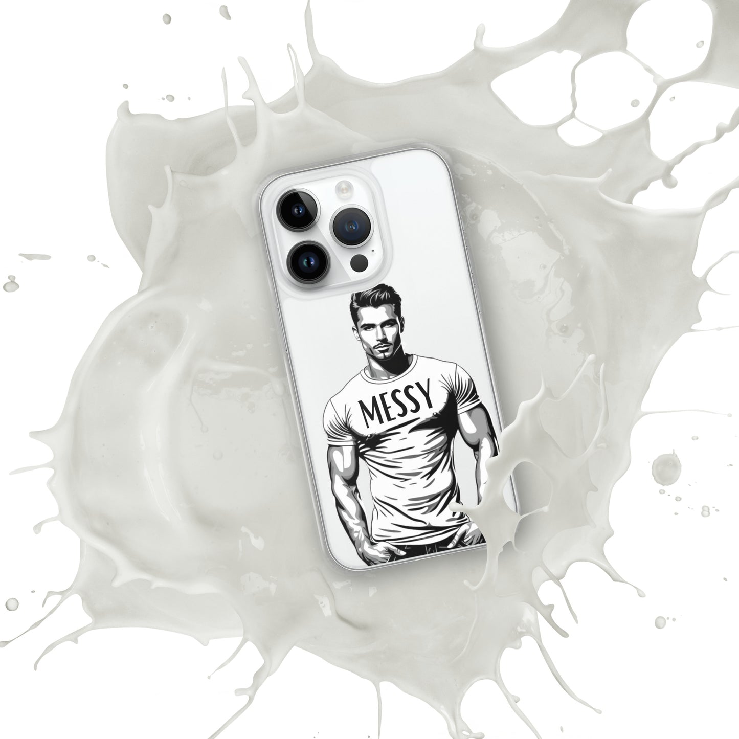 Messy - Clear Case for iPhone®