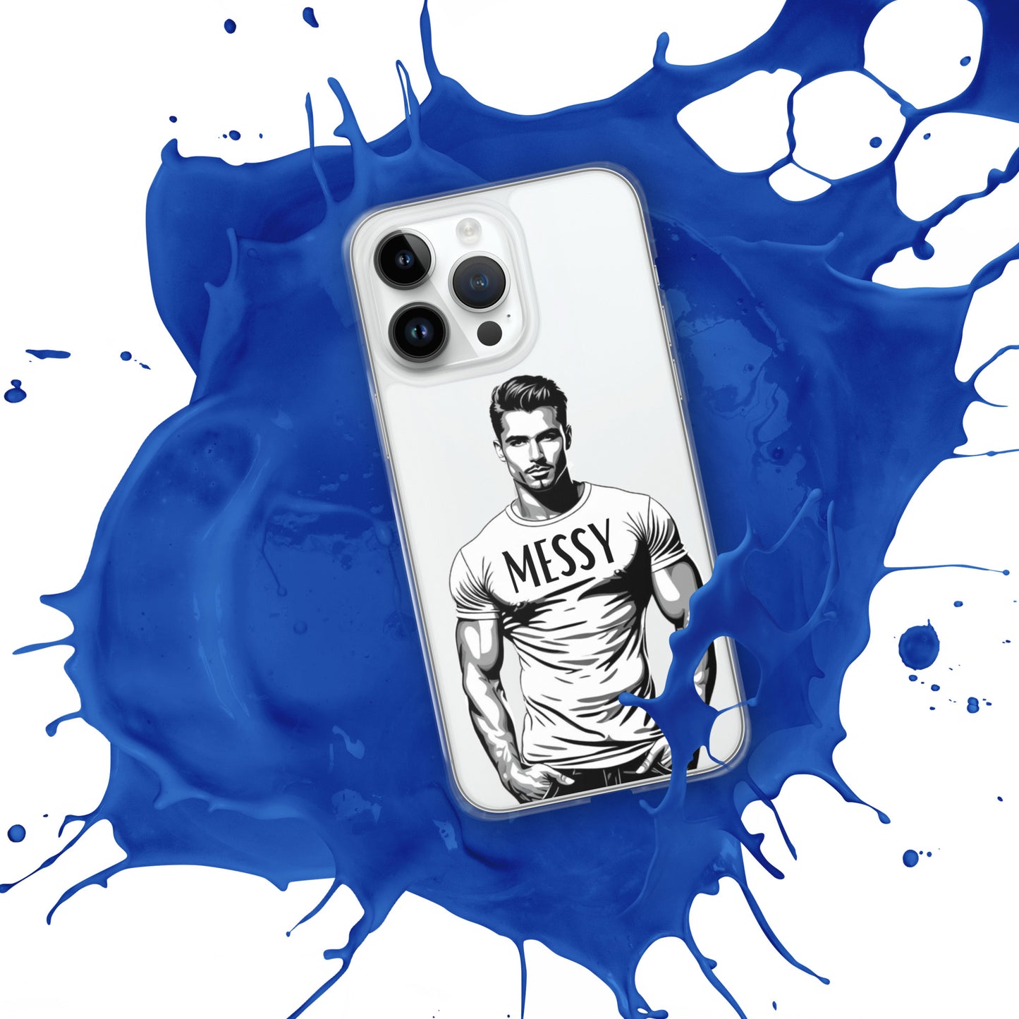 Messy - Clear Case for iPhone®