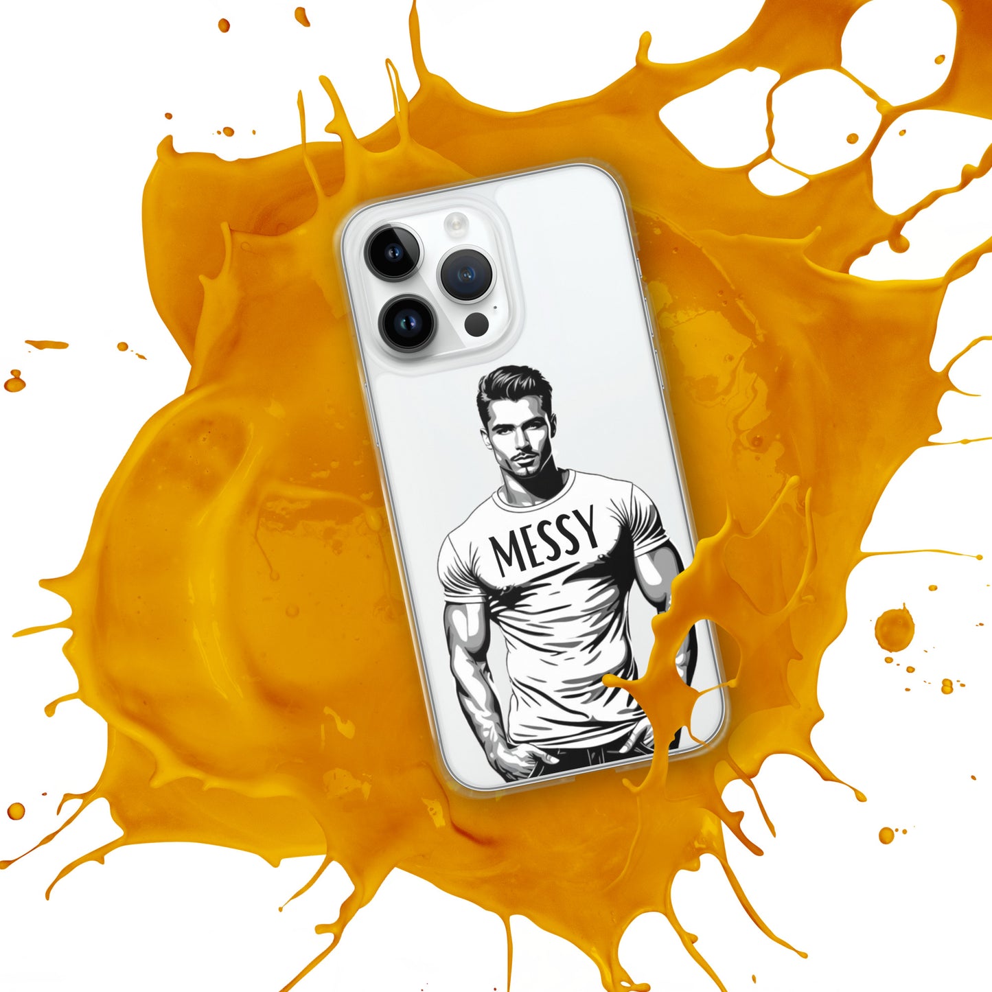 Messy - Clear Case for iPhone®