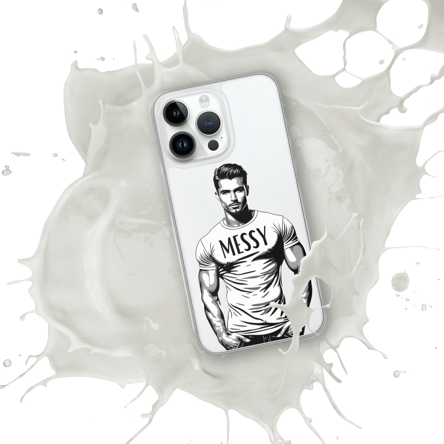 Messy - Clear Case for iPhone®