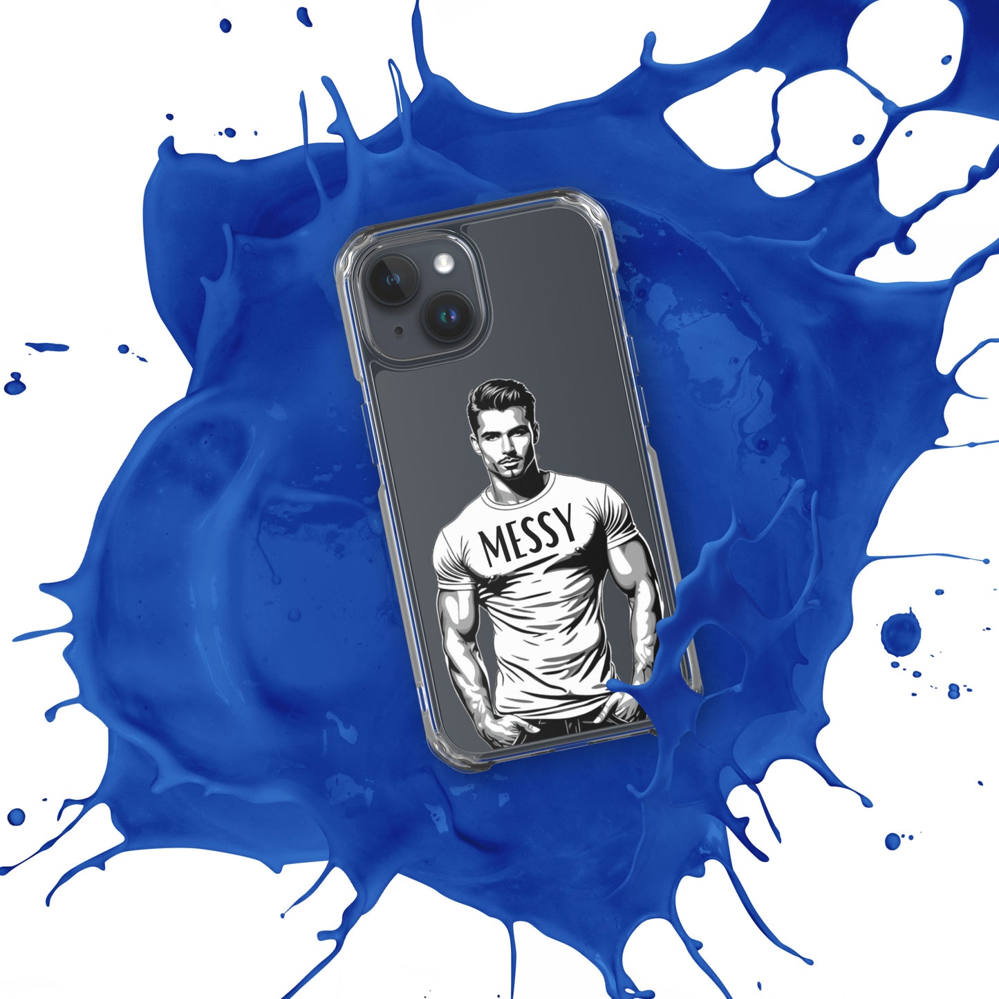 Messy - Clear Case for iPhone®