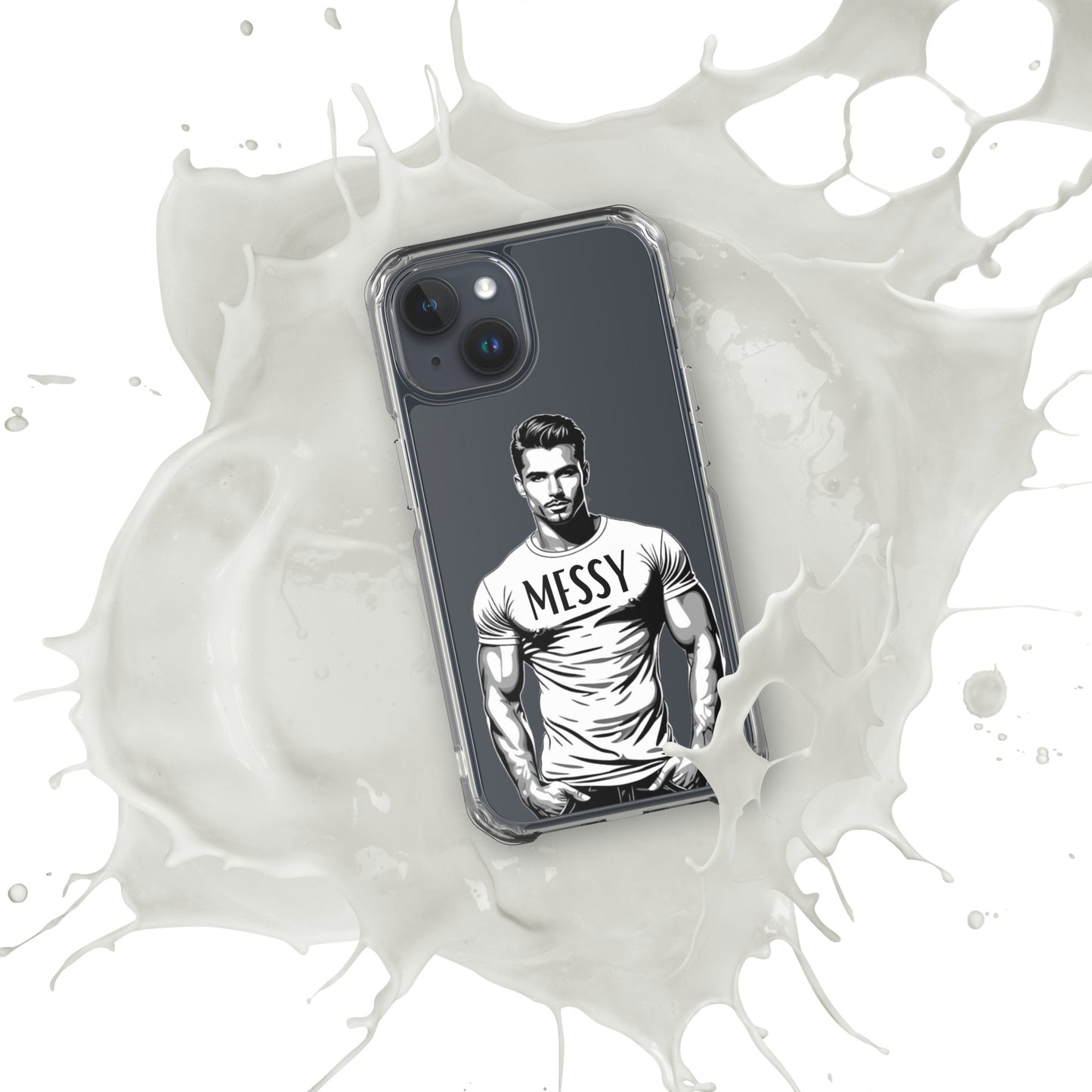 Messy - Clear Case for iPhone®