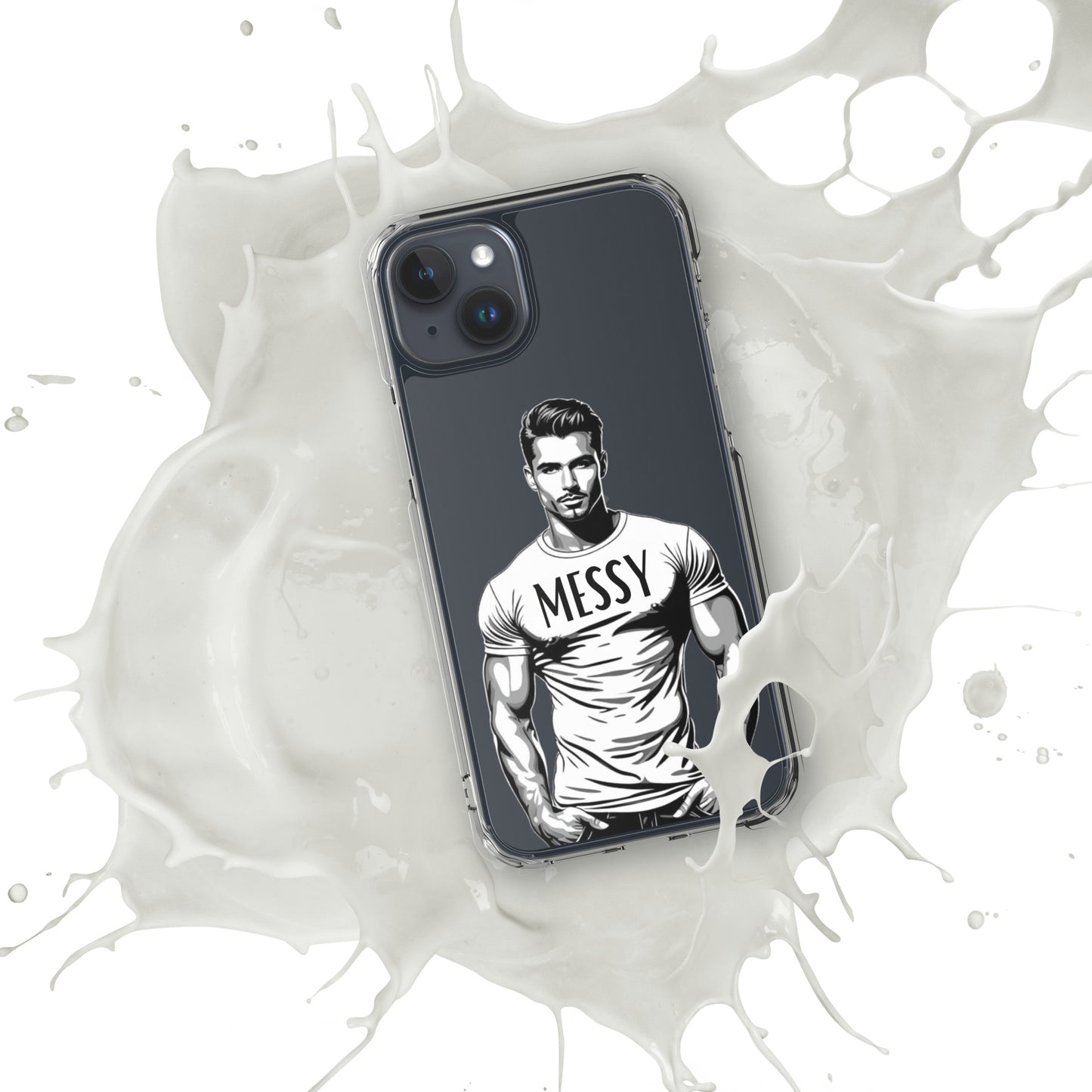 Messy - Clear Case for iPhone®