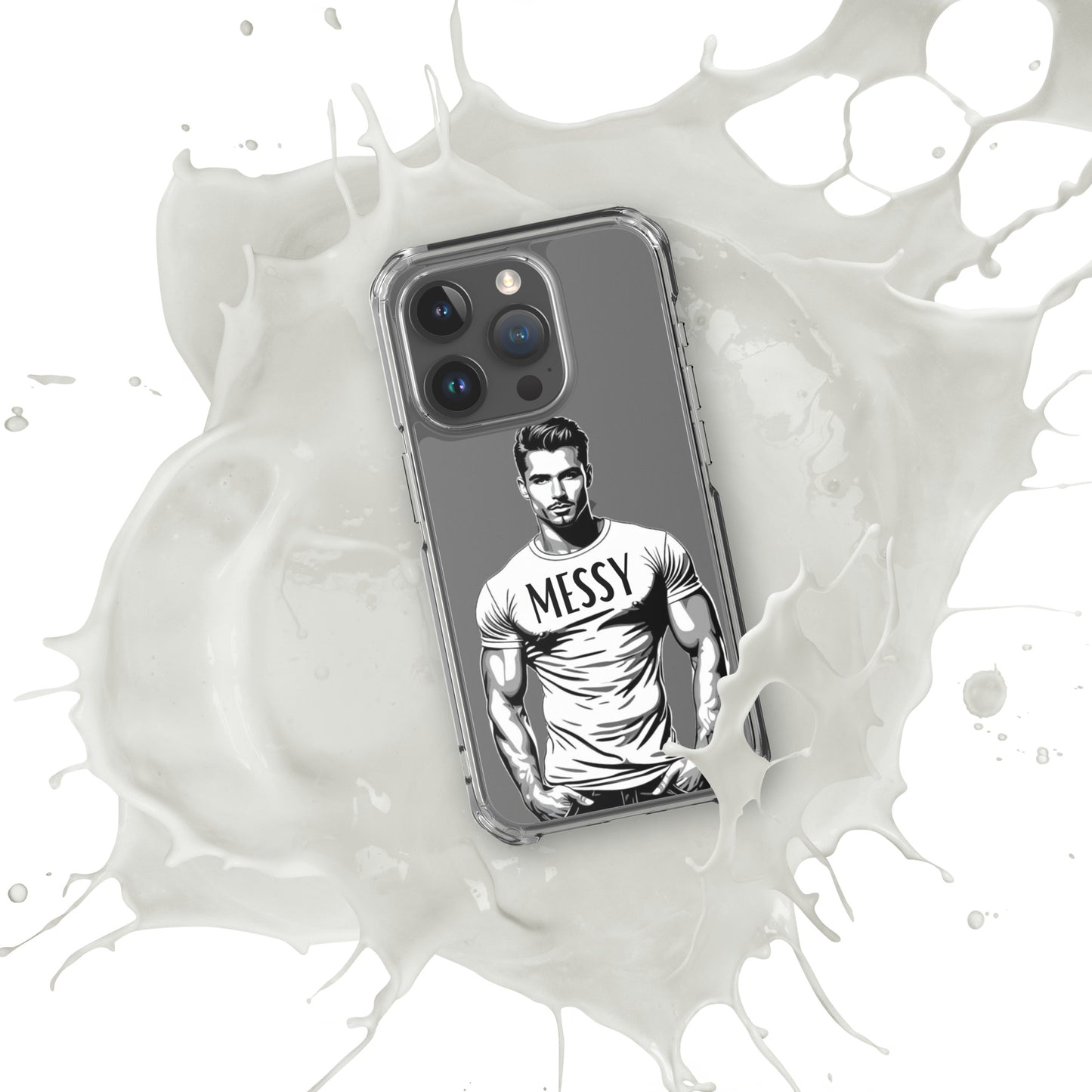Messy - Clear Case for iPhone®