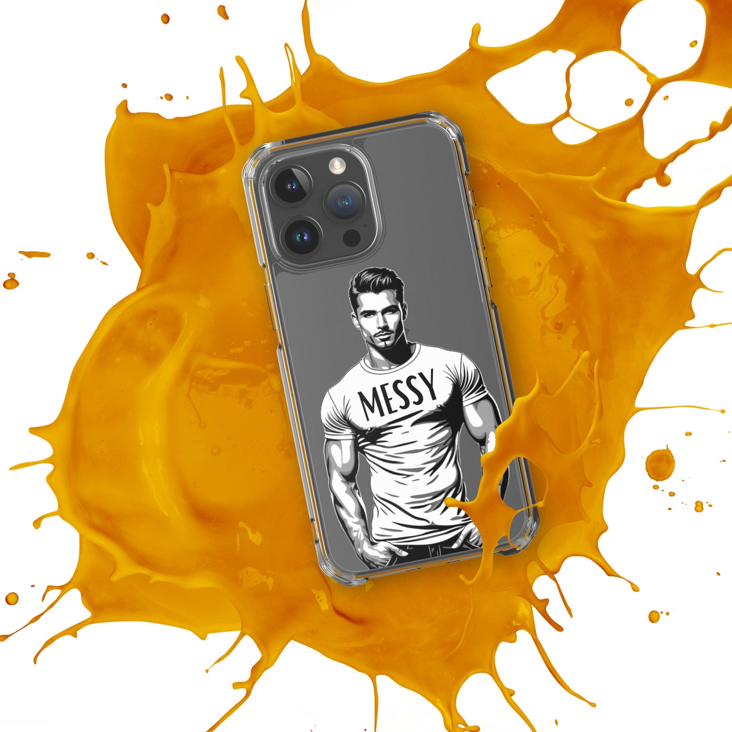 Messy - Clear Case for iPhone®