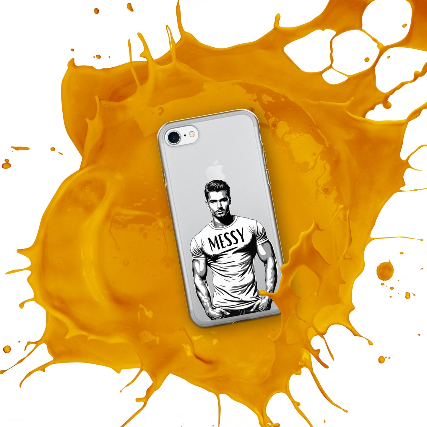 Messy - Clear Case for iPhone®