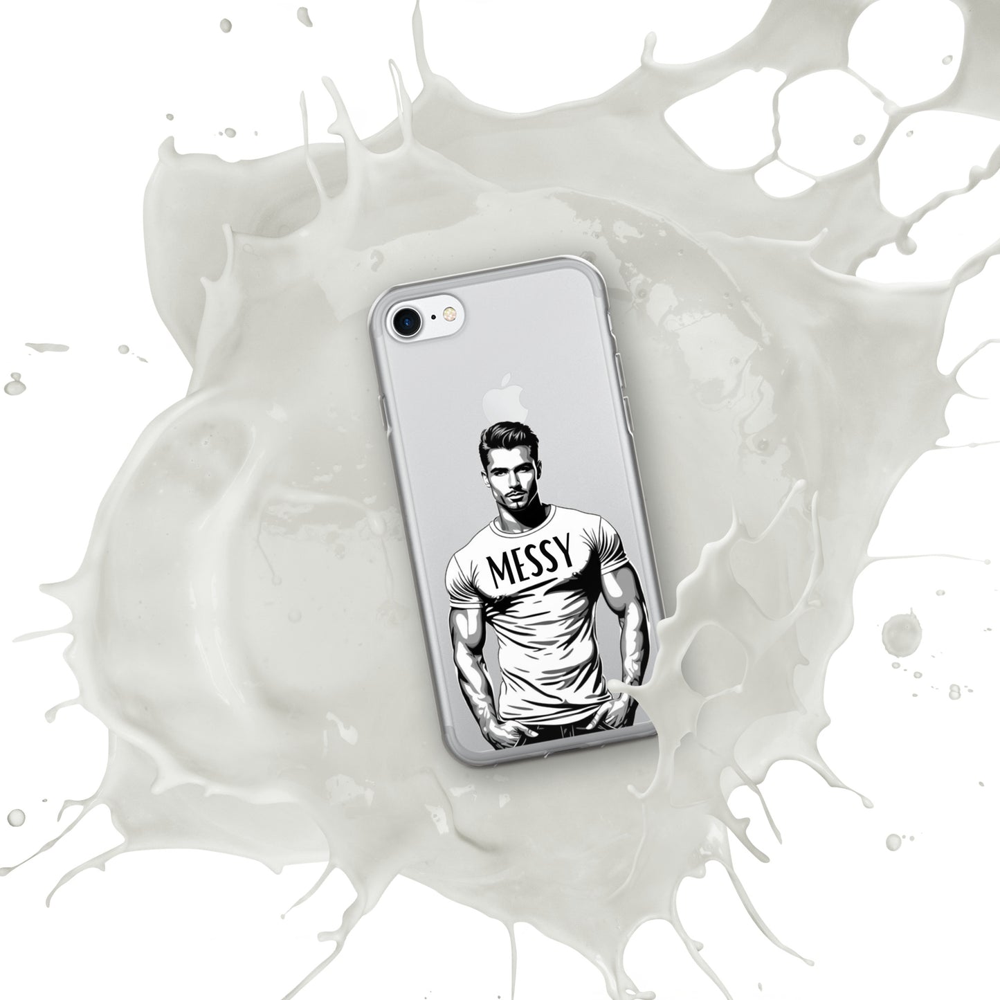Messy - Clear Case for iPhone®