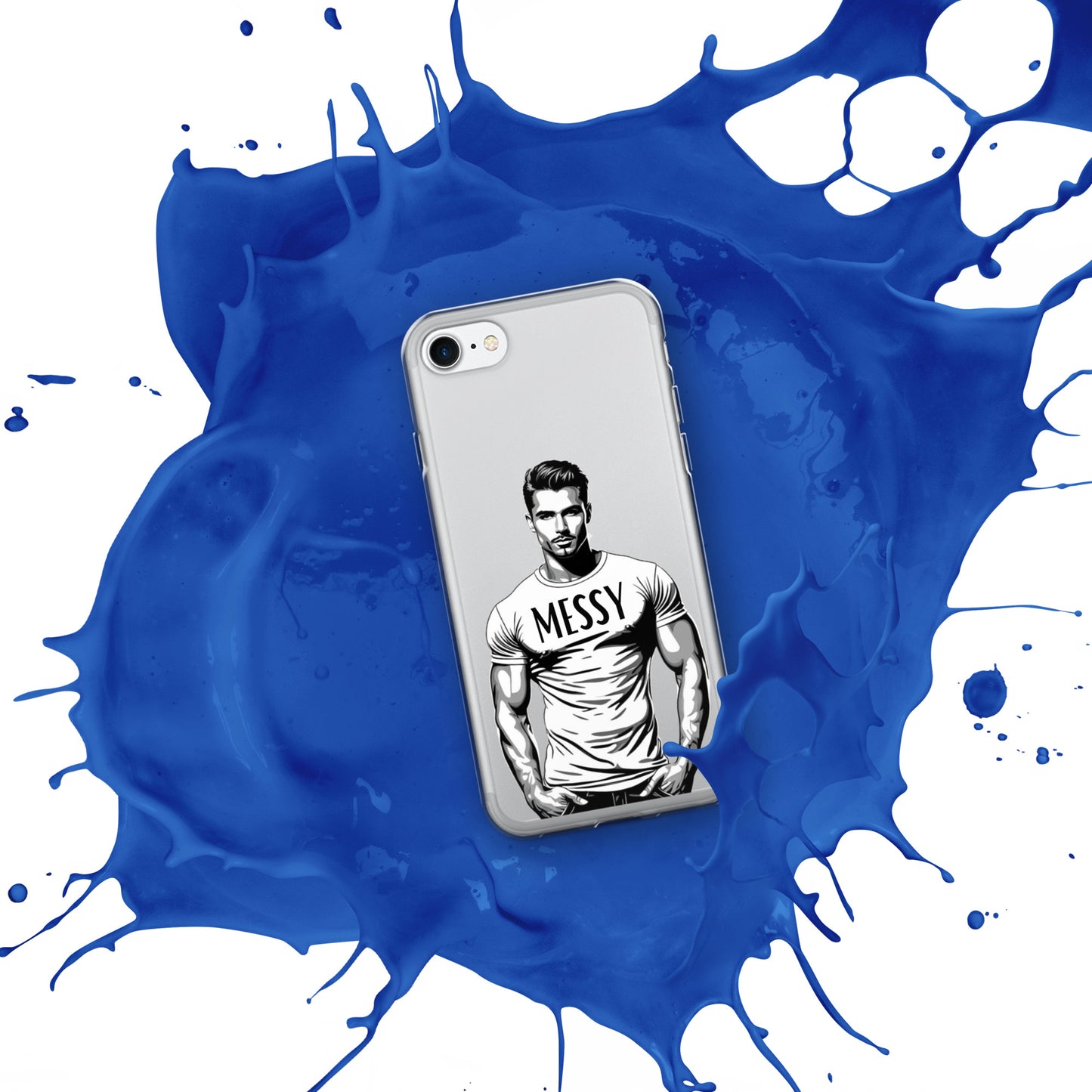 Messy - Clear Case for iPhone®